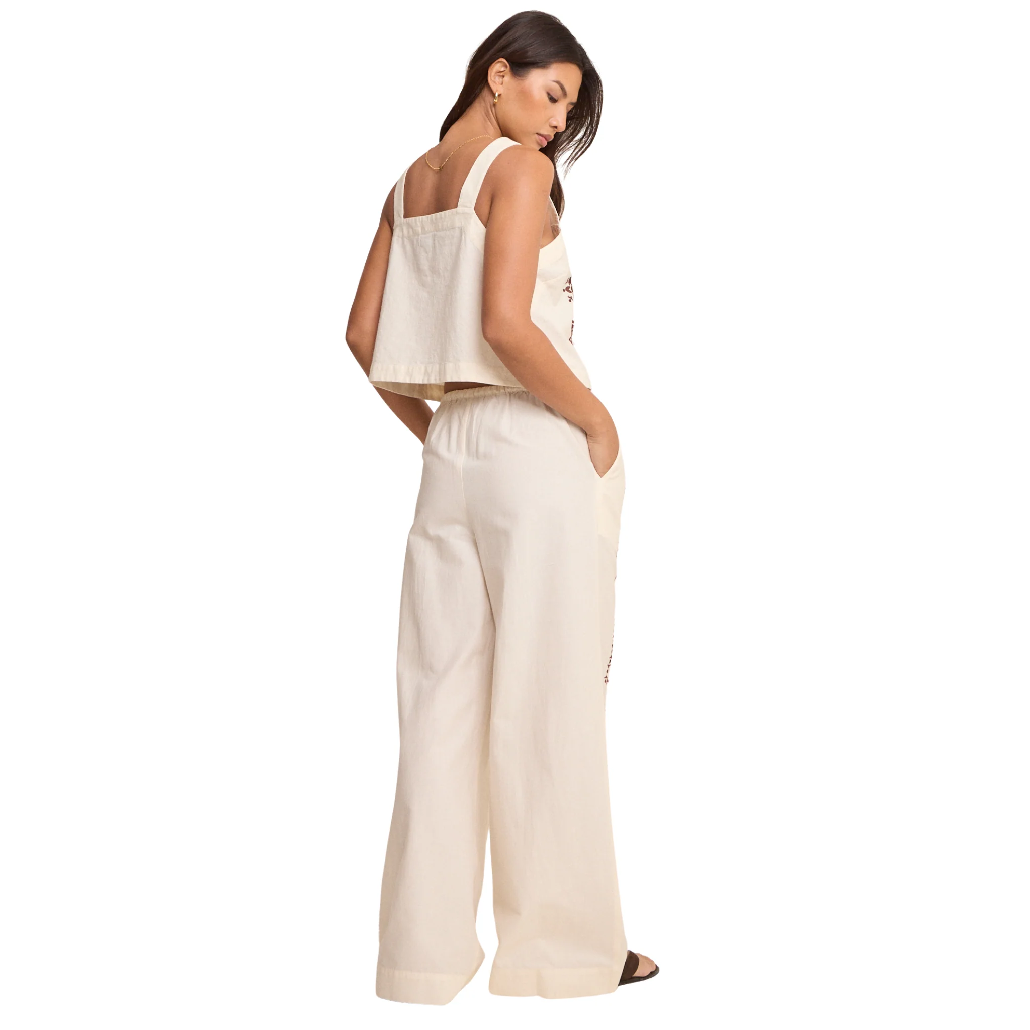 Womens Nobody's Child Cream Topaz Trousers - Image 6