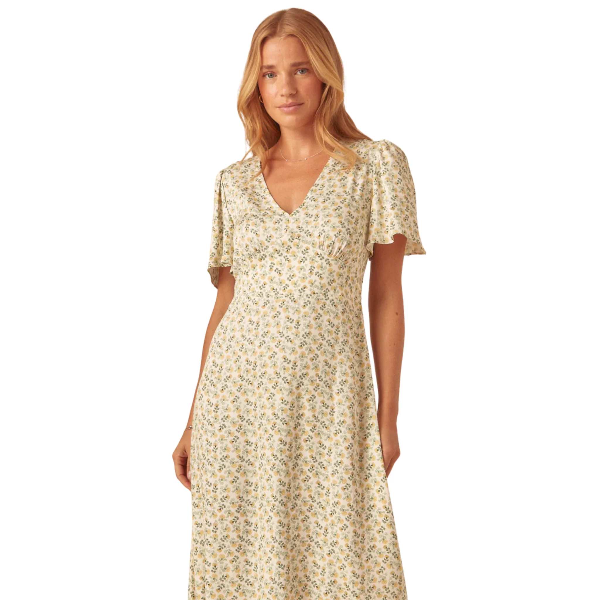 Womens Nobody's Child Green Atlas Midi Dress - Image 2
