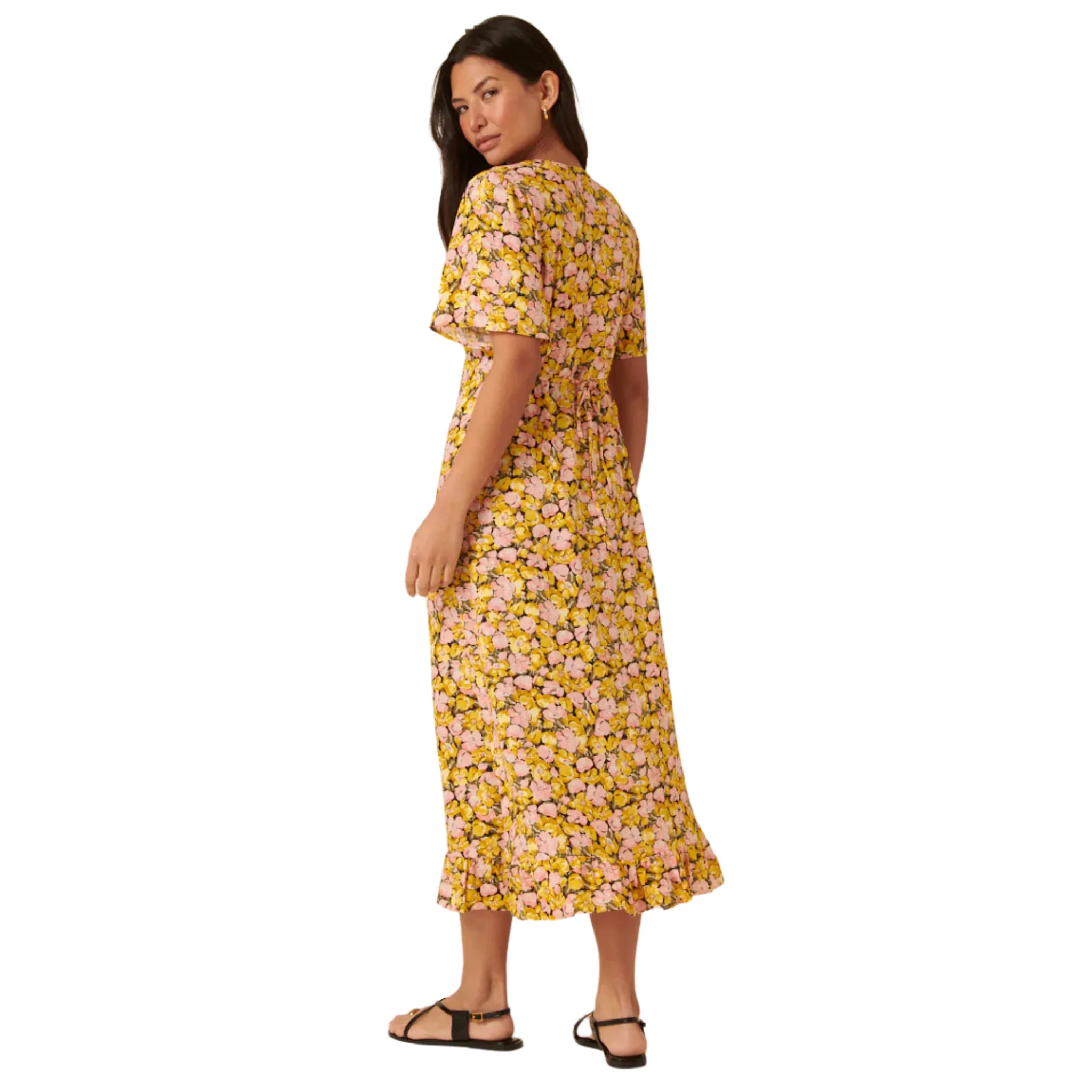 Womens Nobody's Child Multi Floral Dalia Midi Dress - Image 5