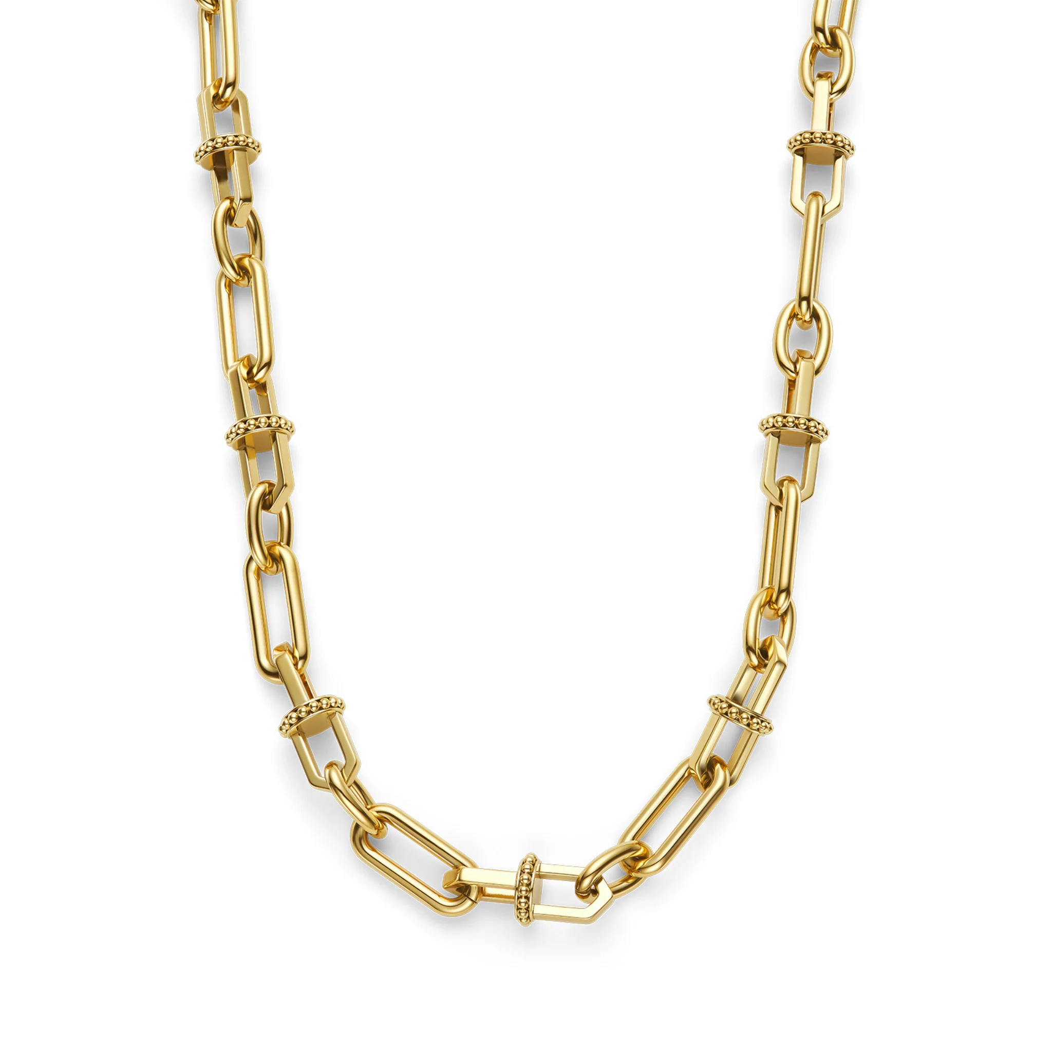 Womens Olivia Burton Gold Anchor Link Chain Necklace - Image 2