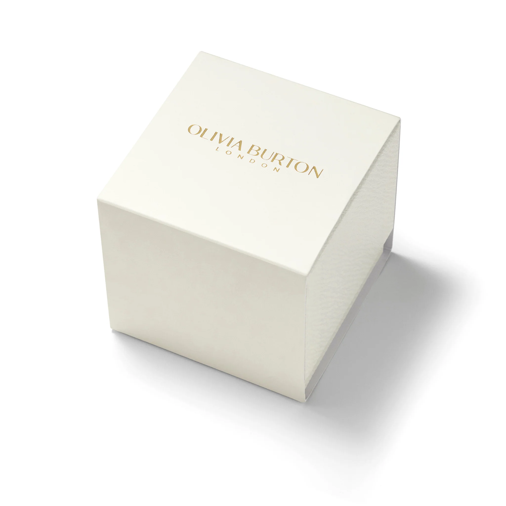 Womens Olivia Burton Silver/Blue Grosvenor Mini Watch - Image 7