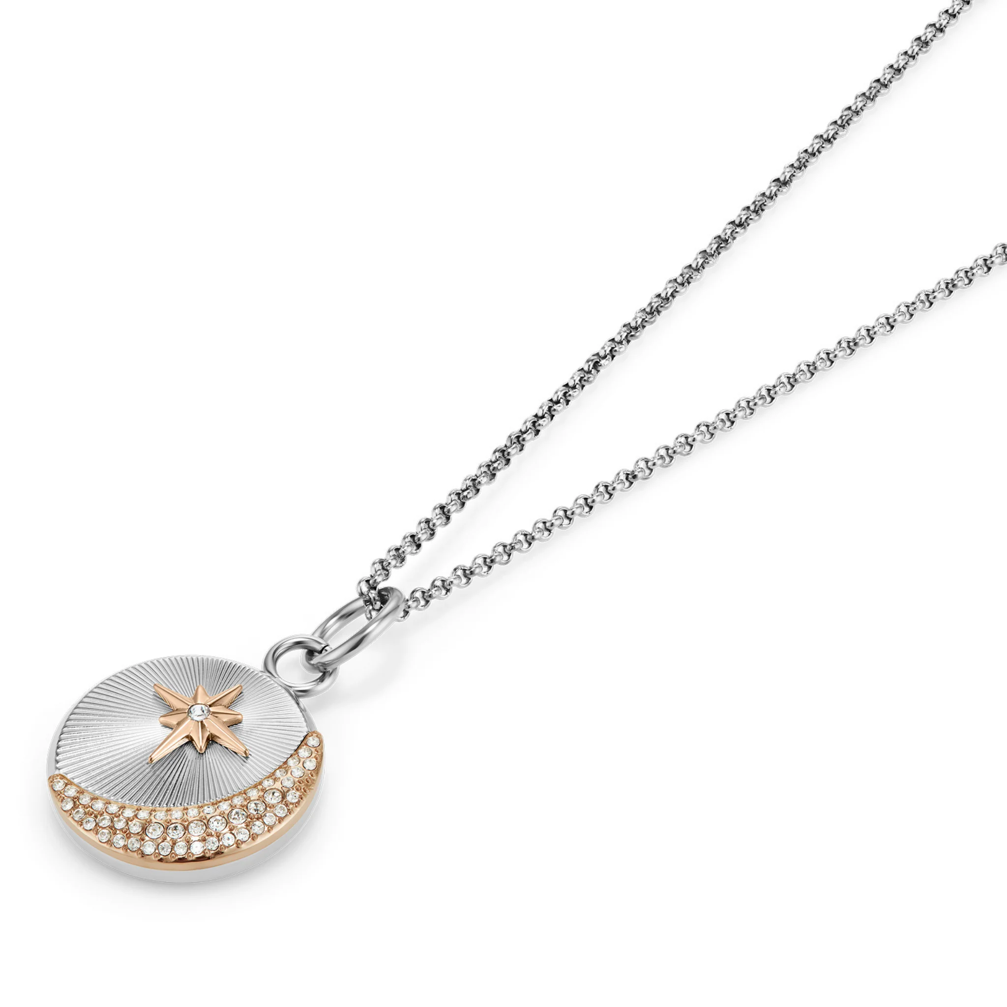Womens Olivia Burton Silver Celestial Star & Moon Necklace - Image 3