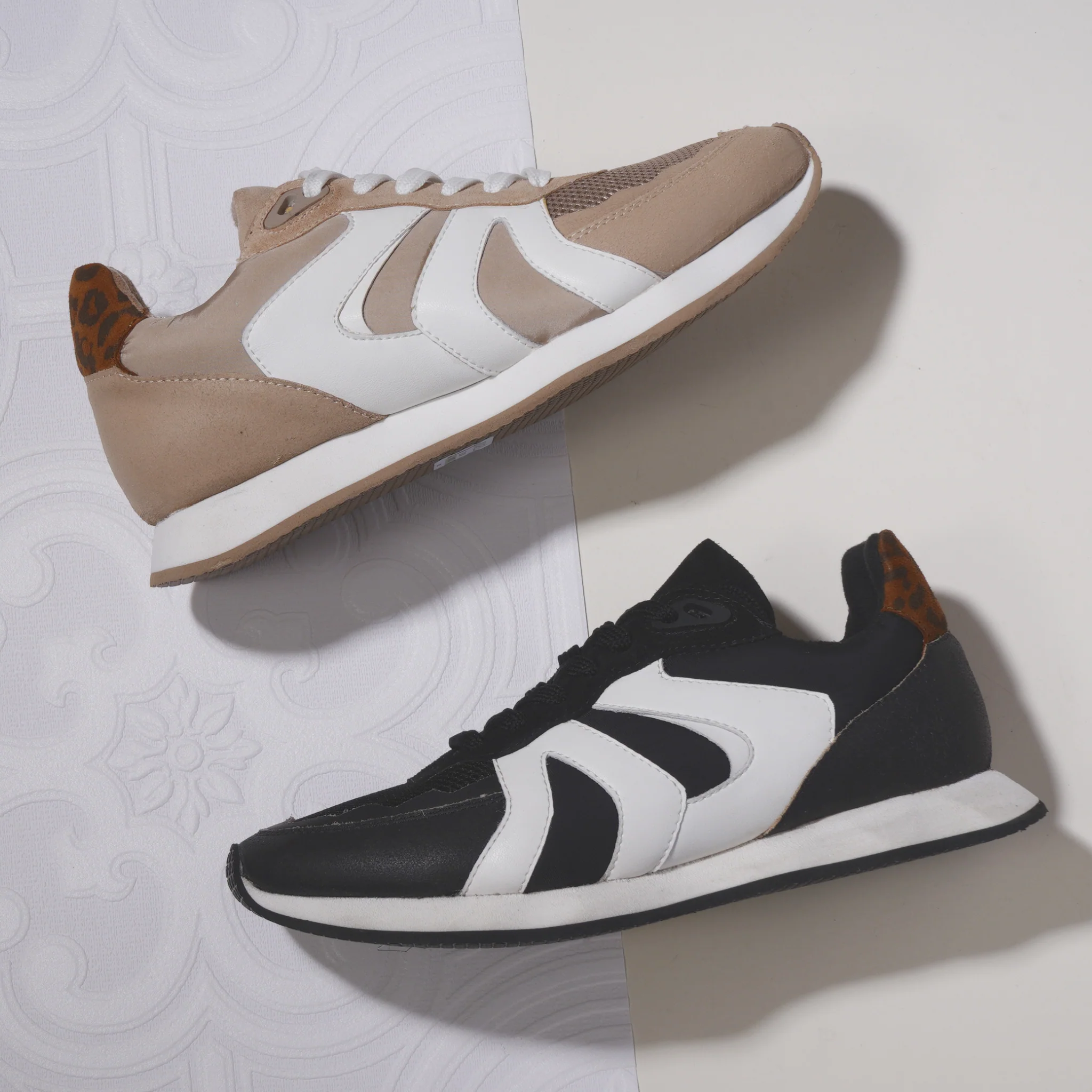 Womens Ravel Beige Innes Trainers - Image 3