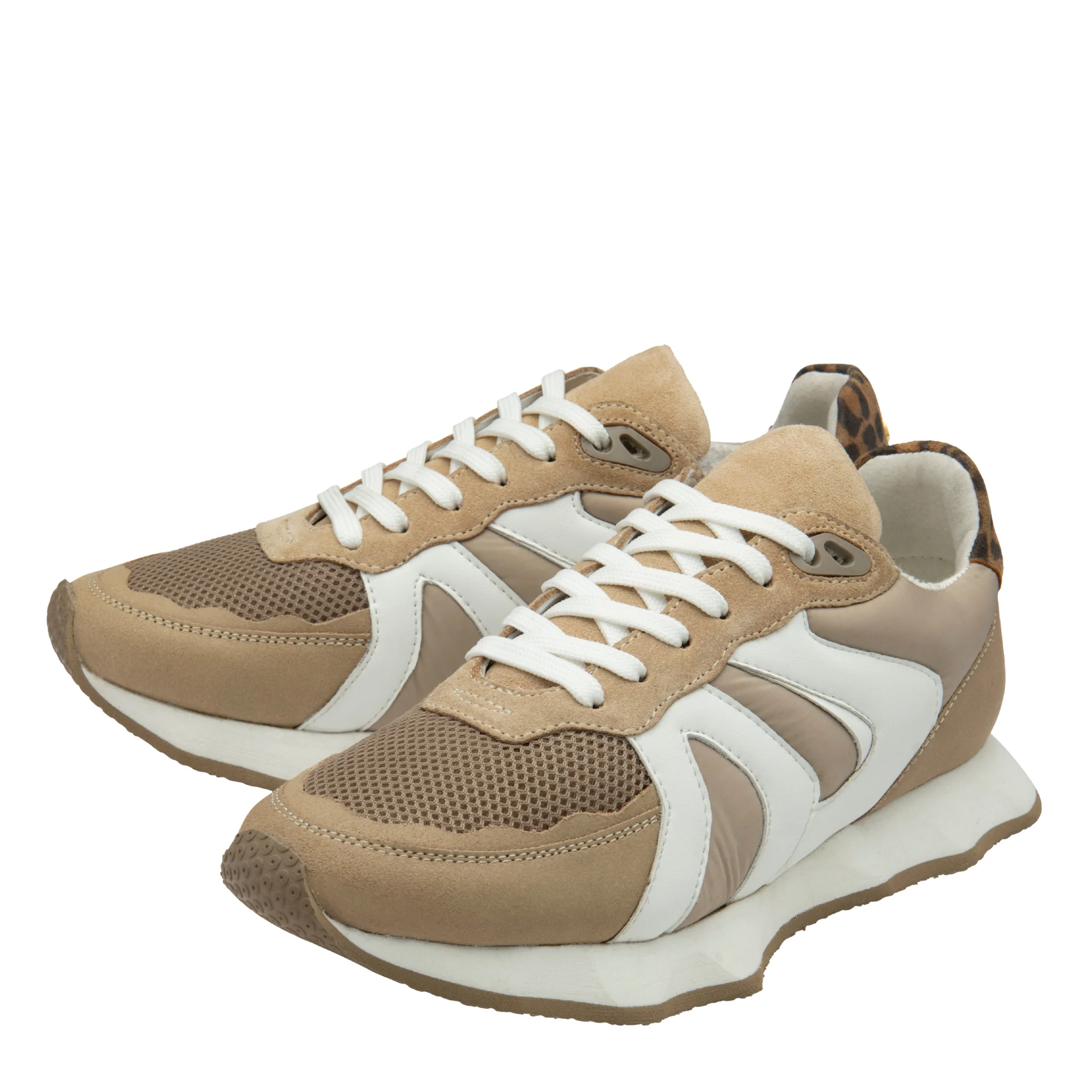 Womens Ravel Beige Innes Trainers - Image 4