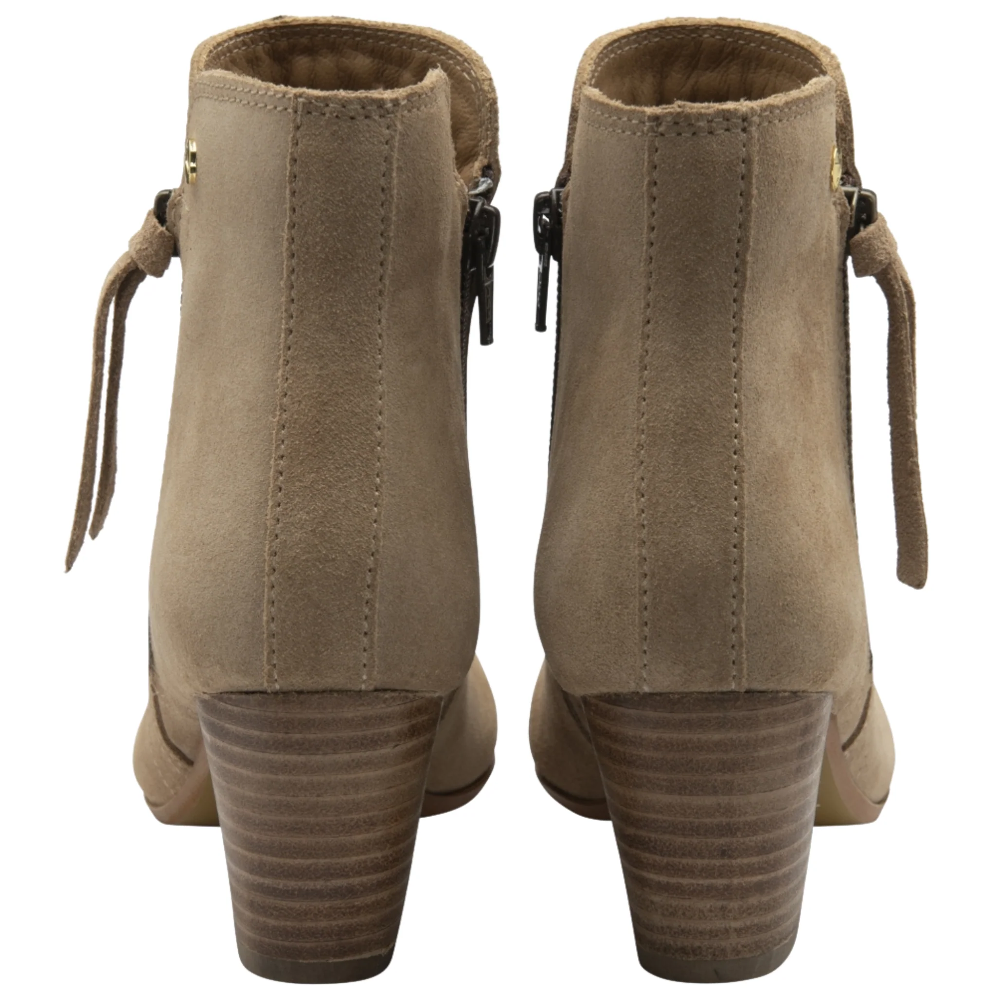 Womens Ravel Beige Suede Tulli Ankle Boots - Image 2