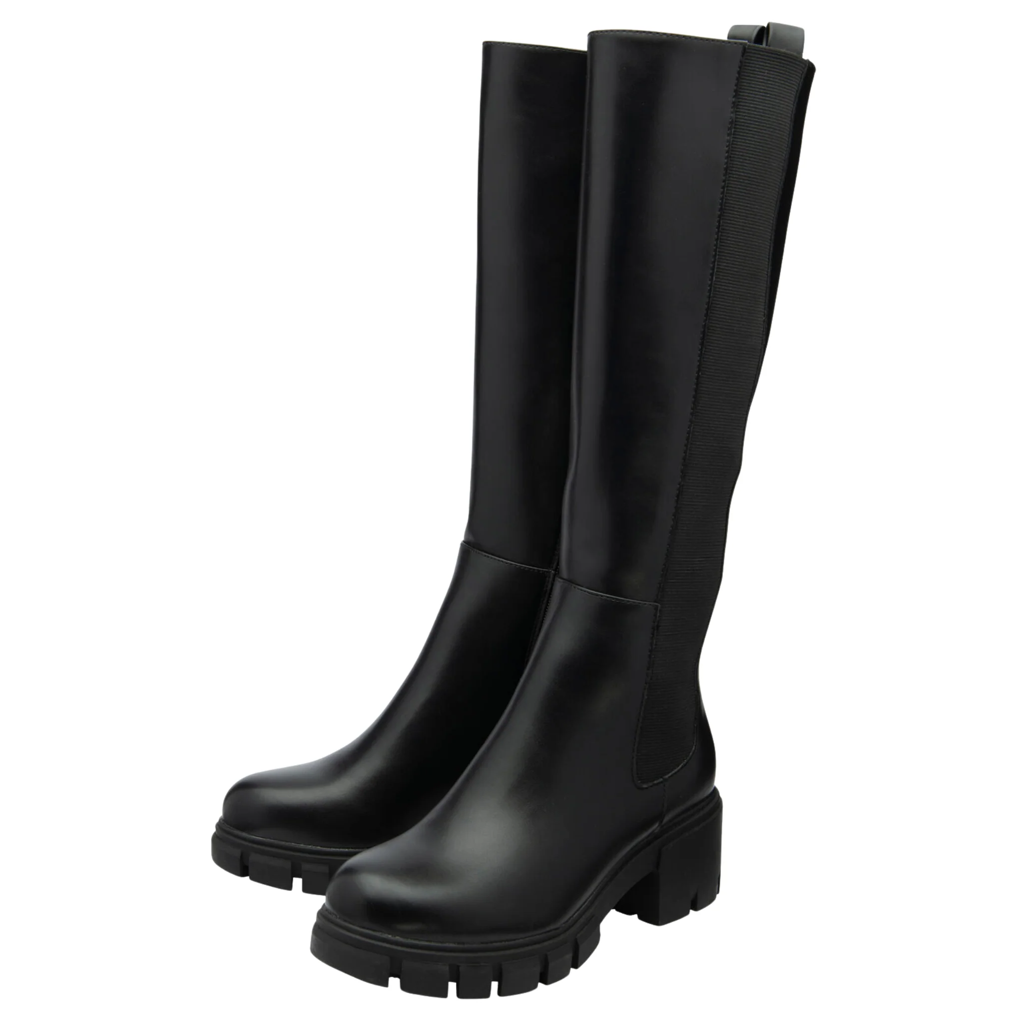 Womens Ravel Black Creag Knee High Boots - Image 2