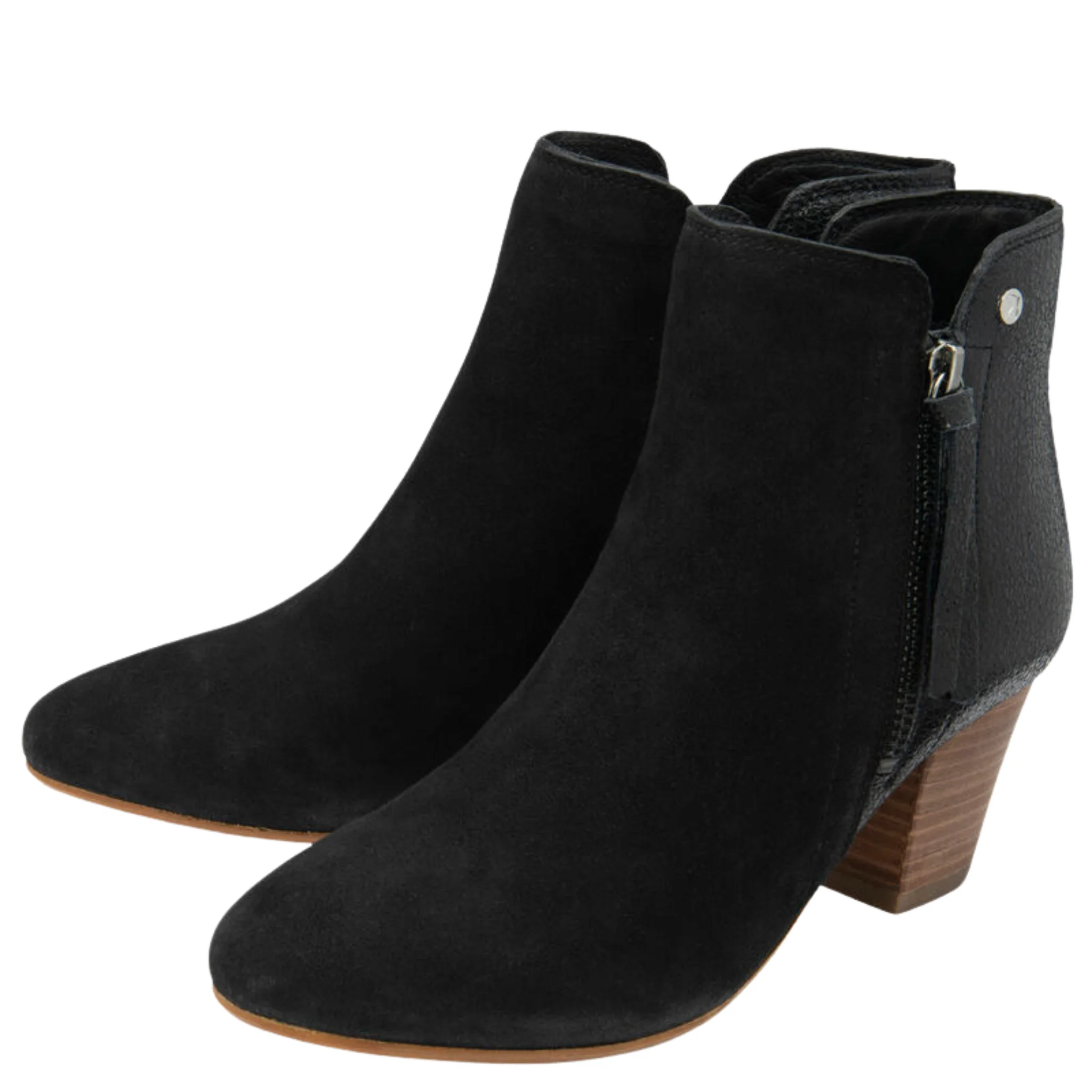 Womens Ravel Black Suede Tay Ankle Boots - Image 4