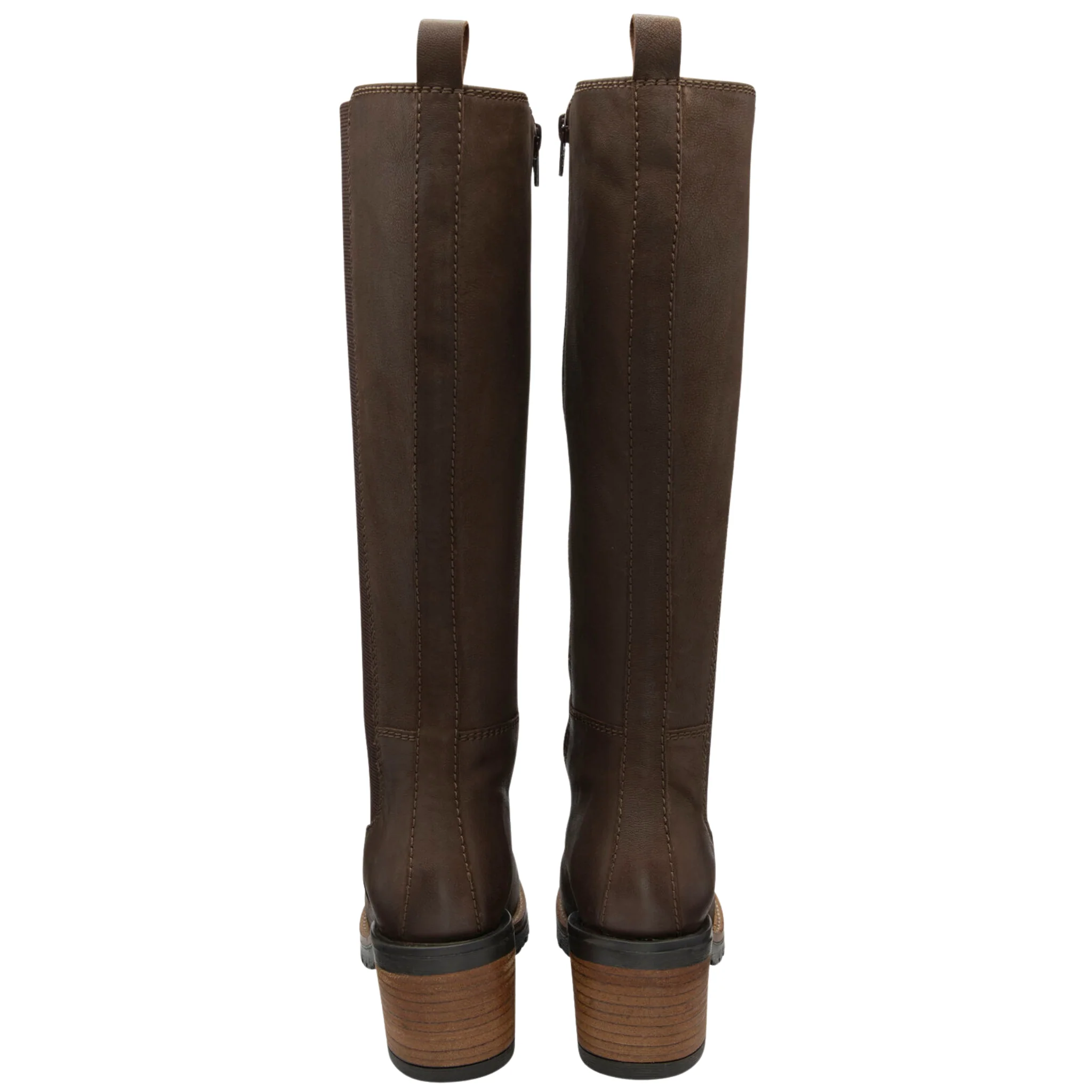 Womens Ravel Brown Leather Forth Knee High Boots - Image 4