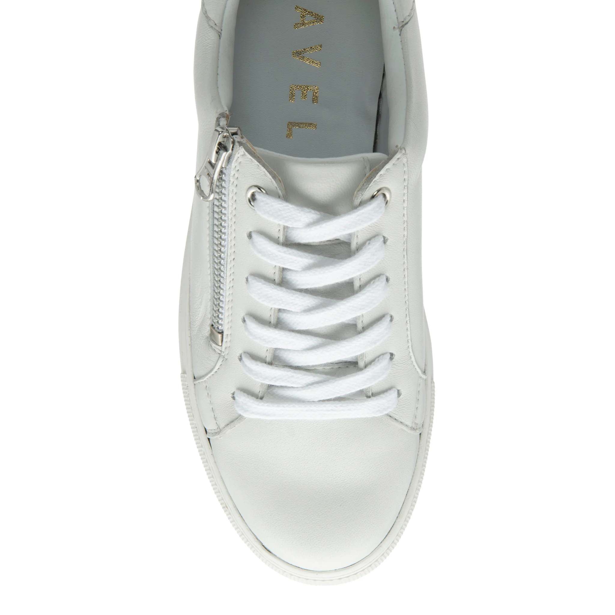 Womens Ravel White Gage Trainers - Image 4