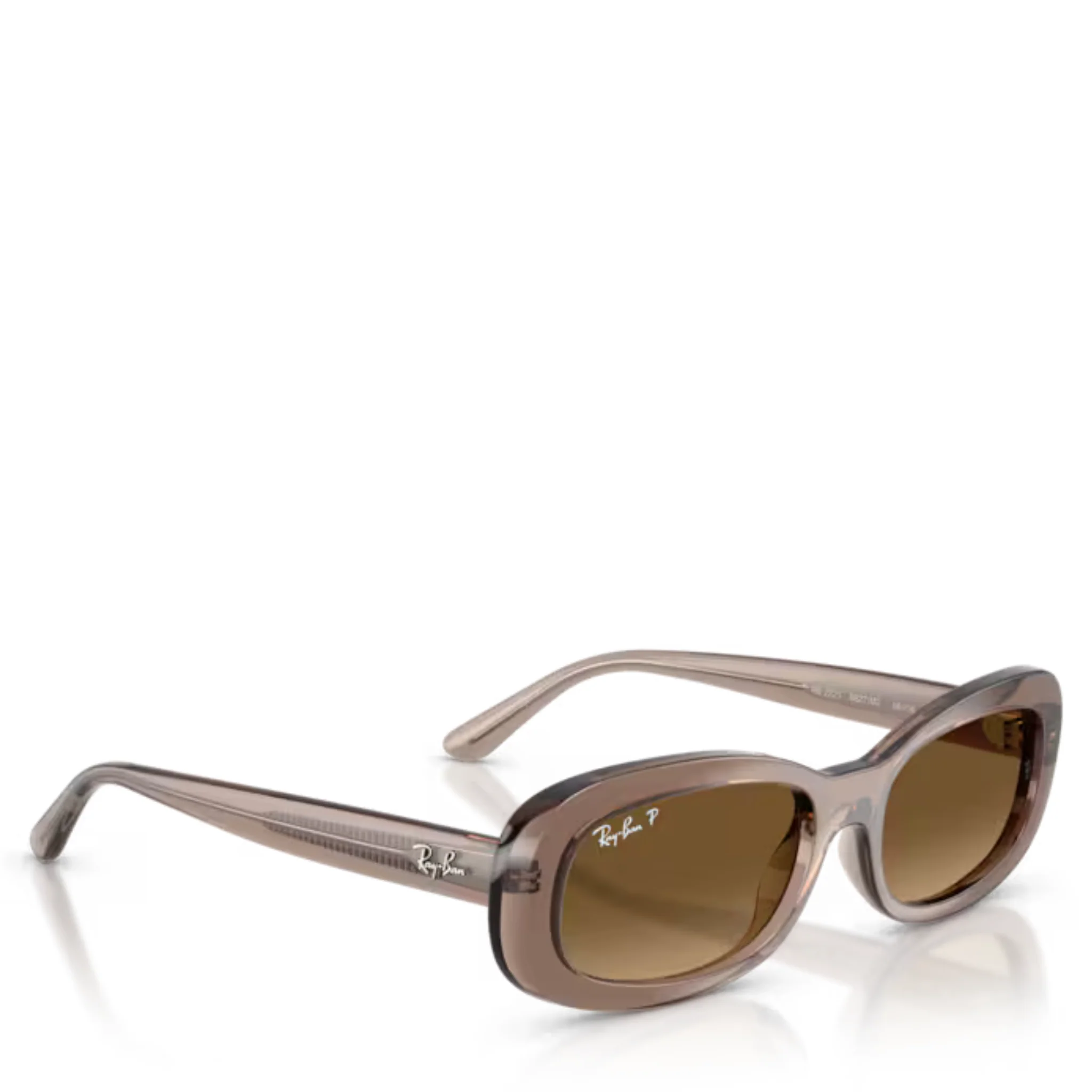 Womens Ray-Ban 6827M2 Transparent Beige RB2221 Polarized Sunglasses - Image 3