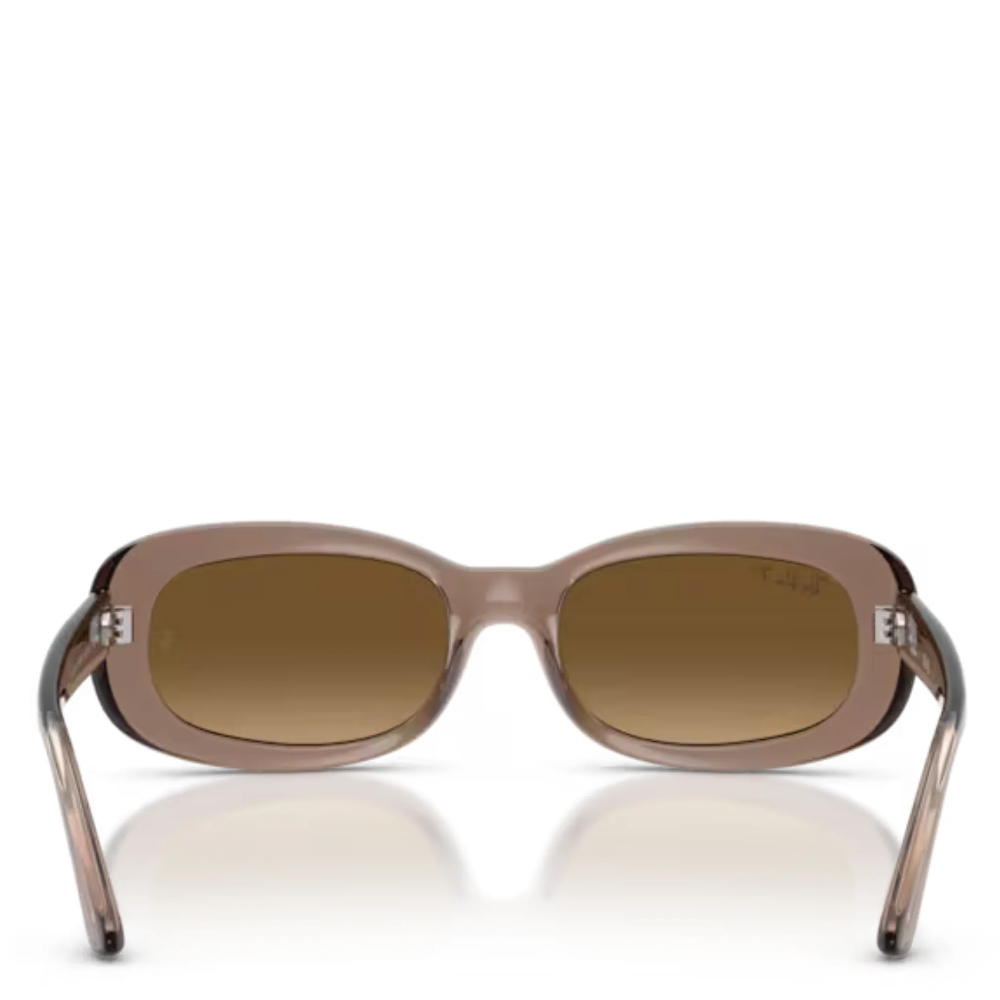 Womens Ray-Ban 6827M2 Transparent Beige RB2221 Polarized Sunglasses - Image 5