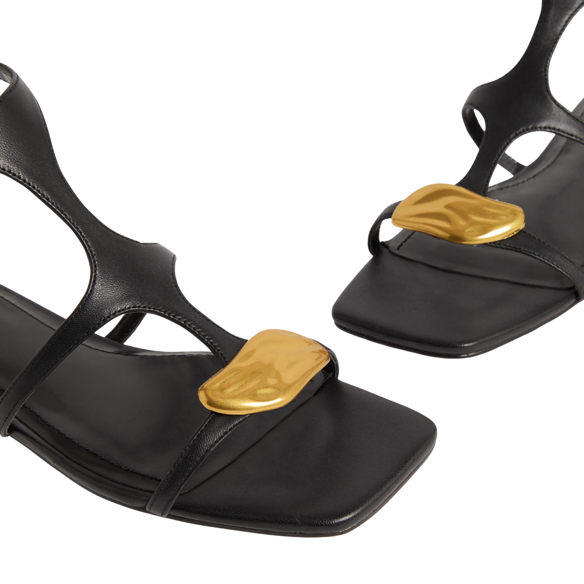 Womens Ted Baker Black Audreii Flat Gladiator Sandals - Image 3