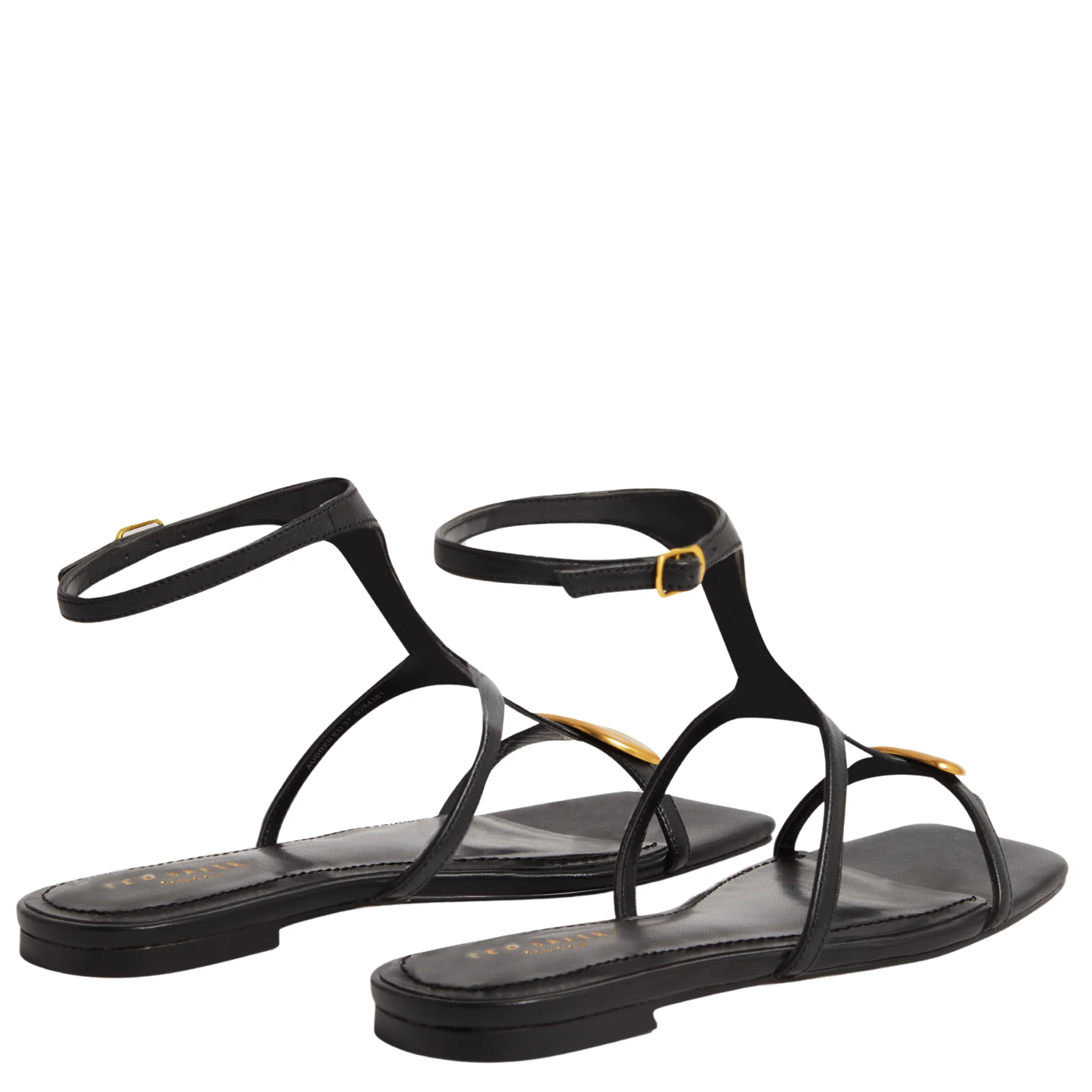 Womens Ted Baker Black Audreii Flat Gladiator Sandals - Image 4
