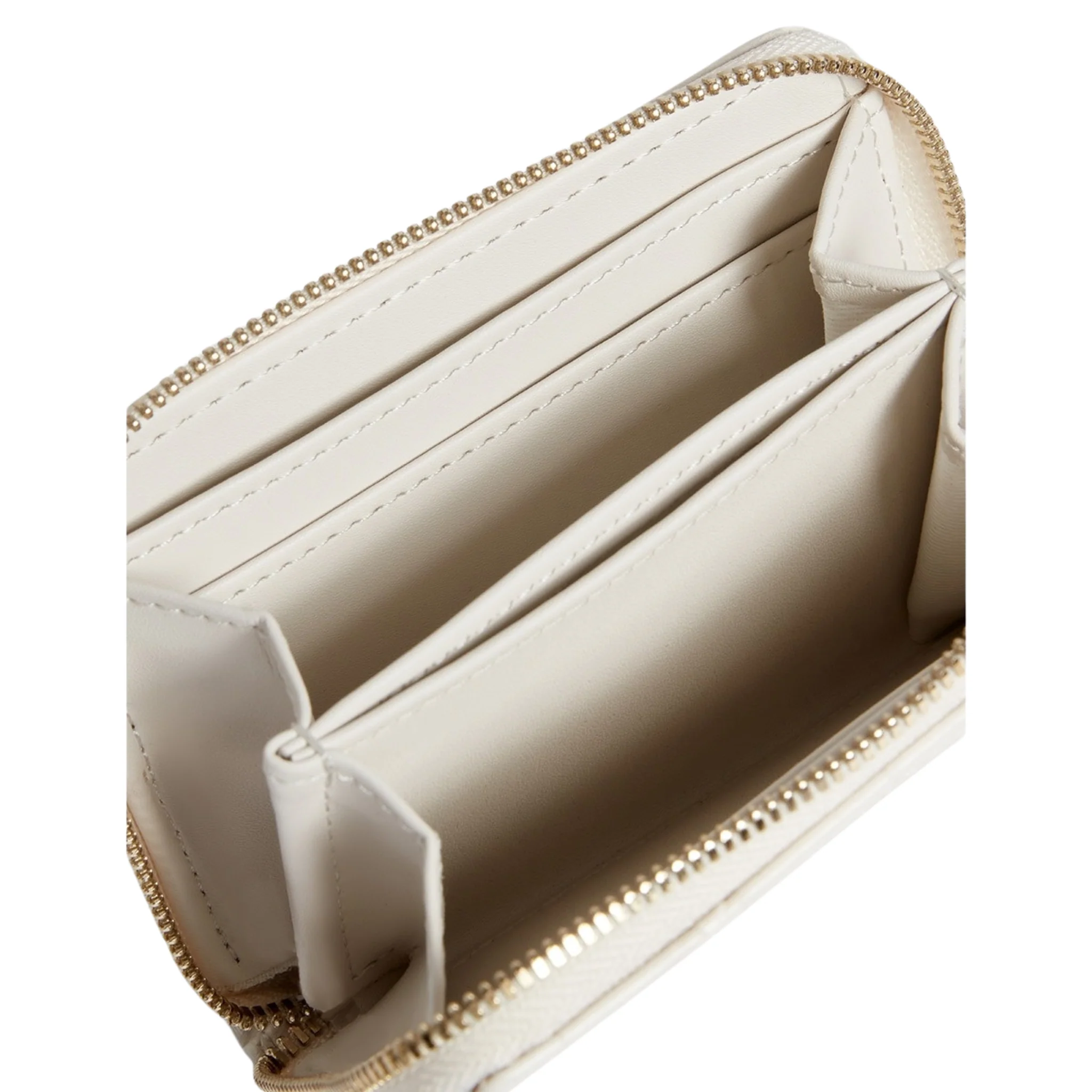 Womens Ted Baker Ivory Croc Effect Small Zip Around Purse - Image 3