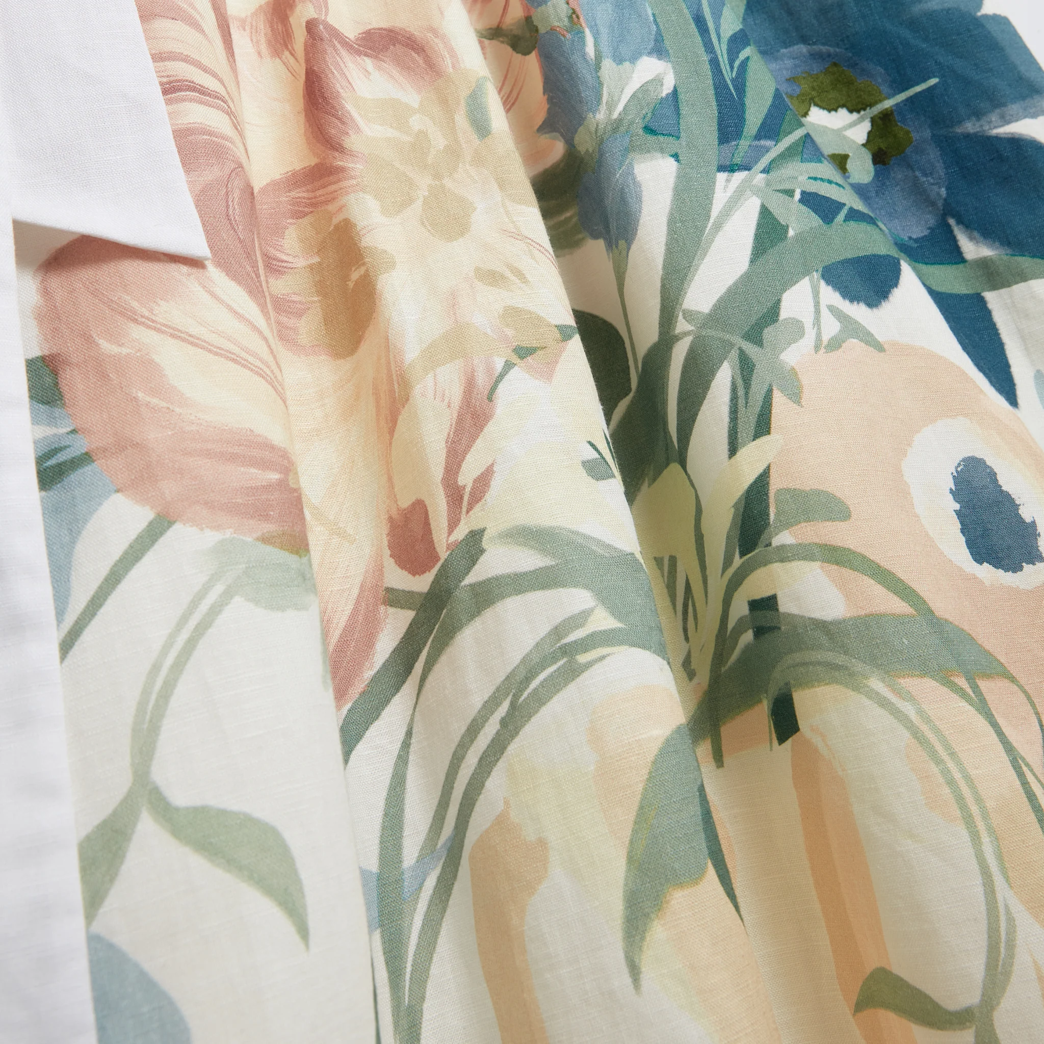 Womens Ted Baker Ivory Gemha Tie Waist Floral Midi Sundress - Image 5