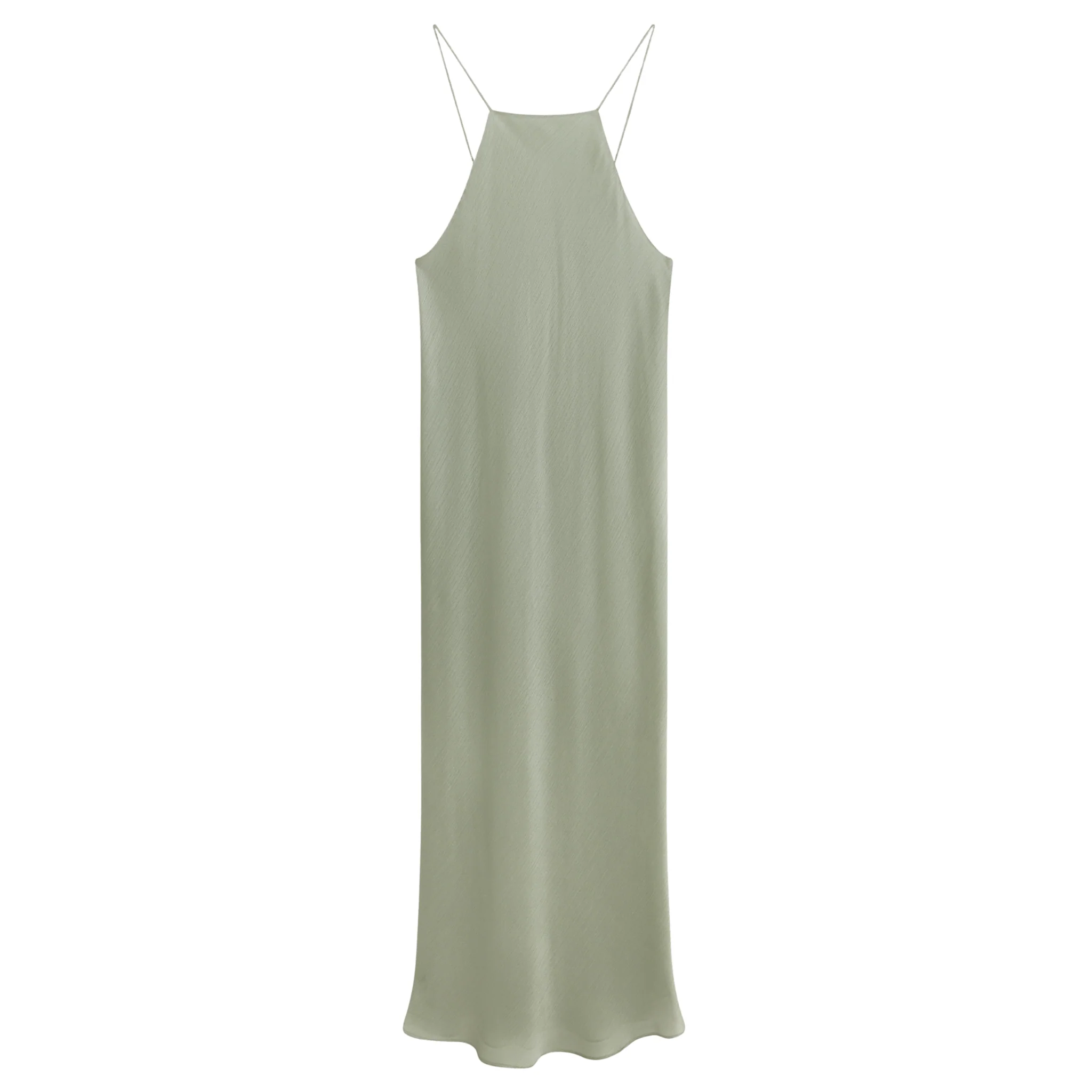 Womens Ted Baker Light Green Kahrli Halter Neck Midi Dress - Image 3