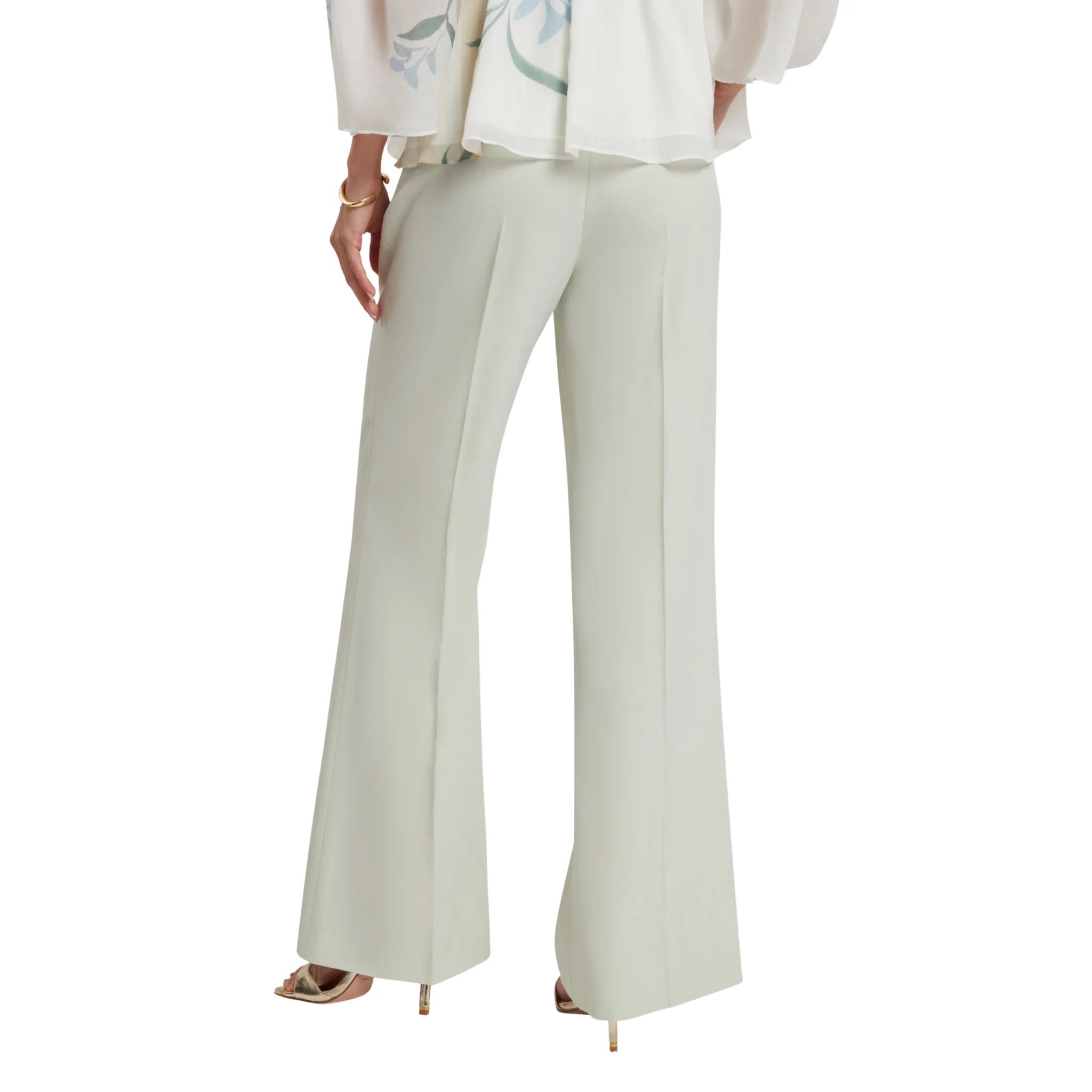 Womens Ted Baker Pale Green Bridat Tailored Trousers - Image 5
