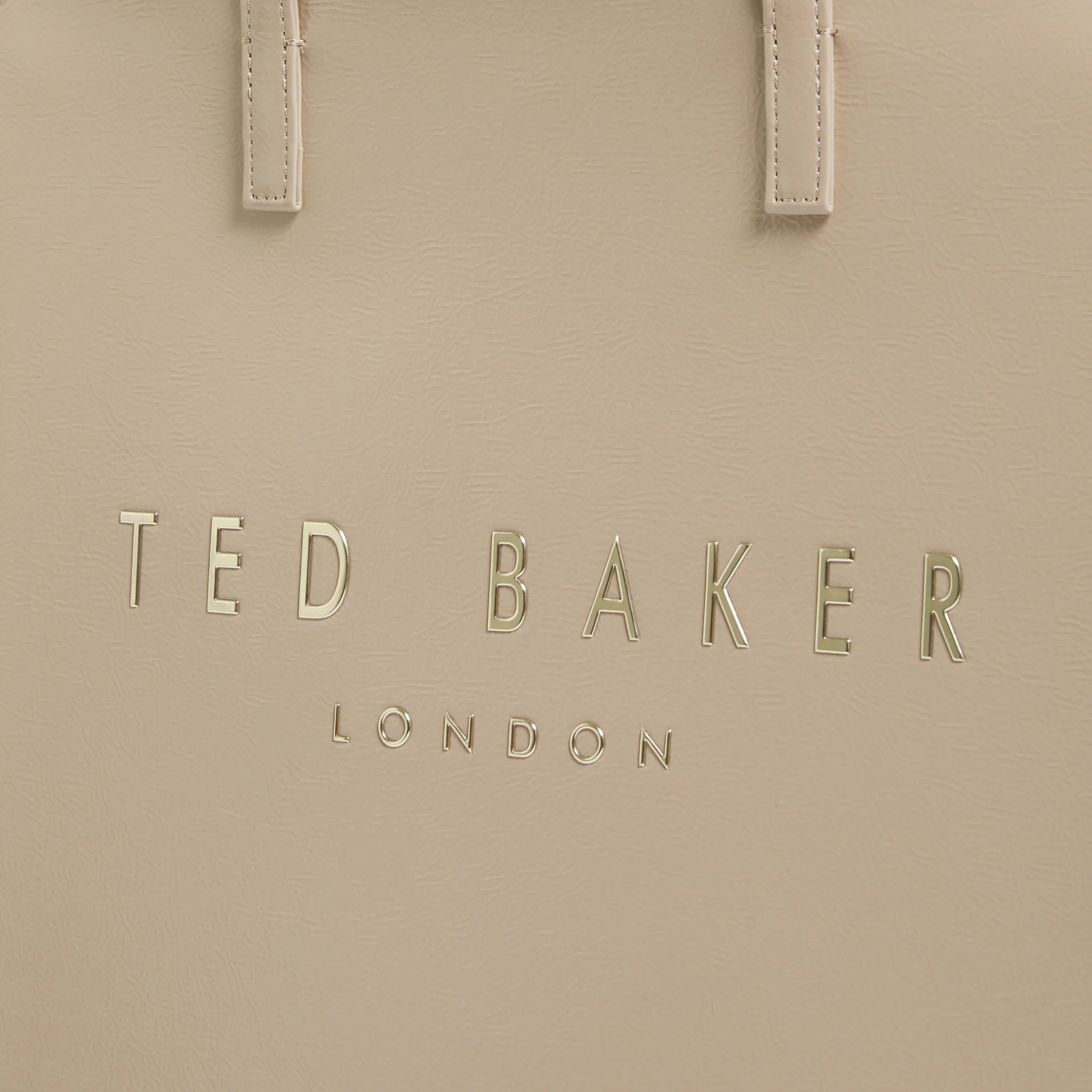 Womens Ted Baker Stone Crinkon Crinkle Large Icon Bag - Image 3
