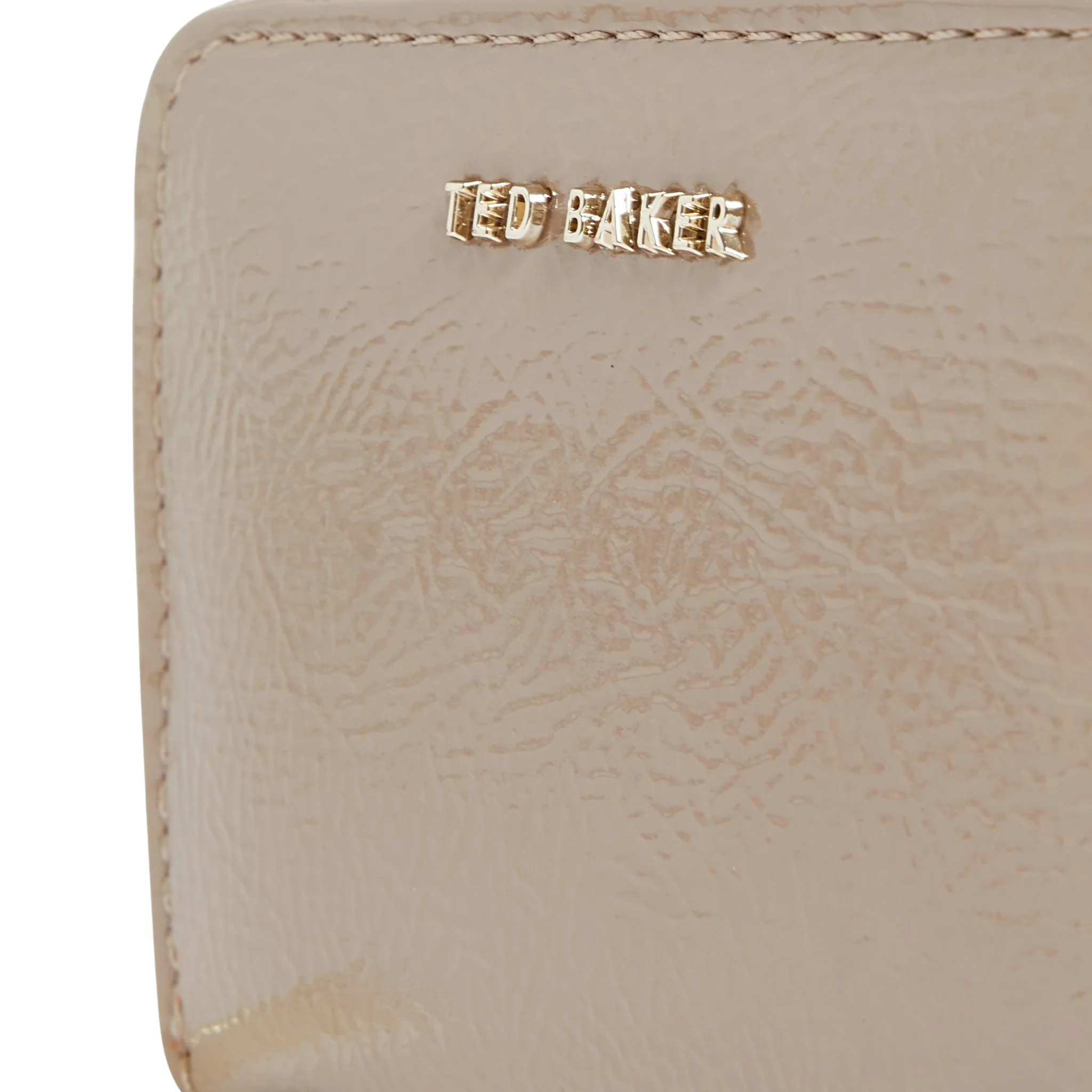 Womens Ted Baker Stone Crinnie Crinkle Icon Small Zip Around Purse - Image 2