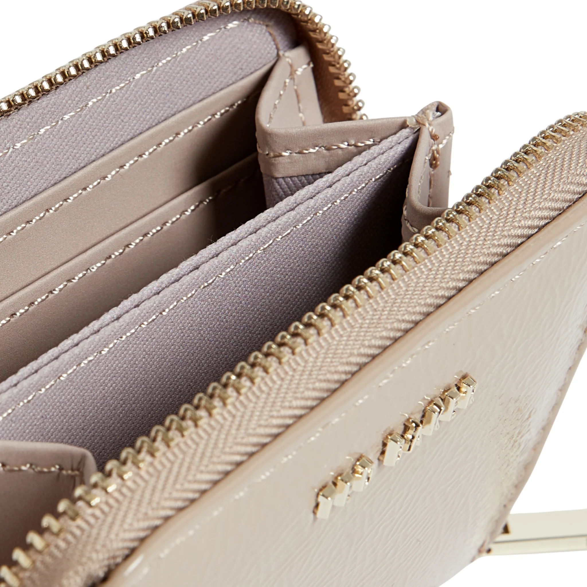 Womens Ted Baker Stone Crinnie Crinkle Icon Small Zip Around Purse - Image 4