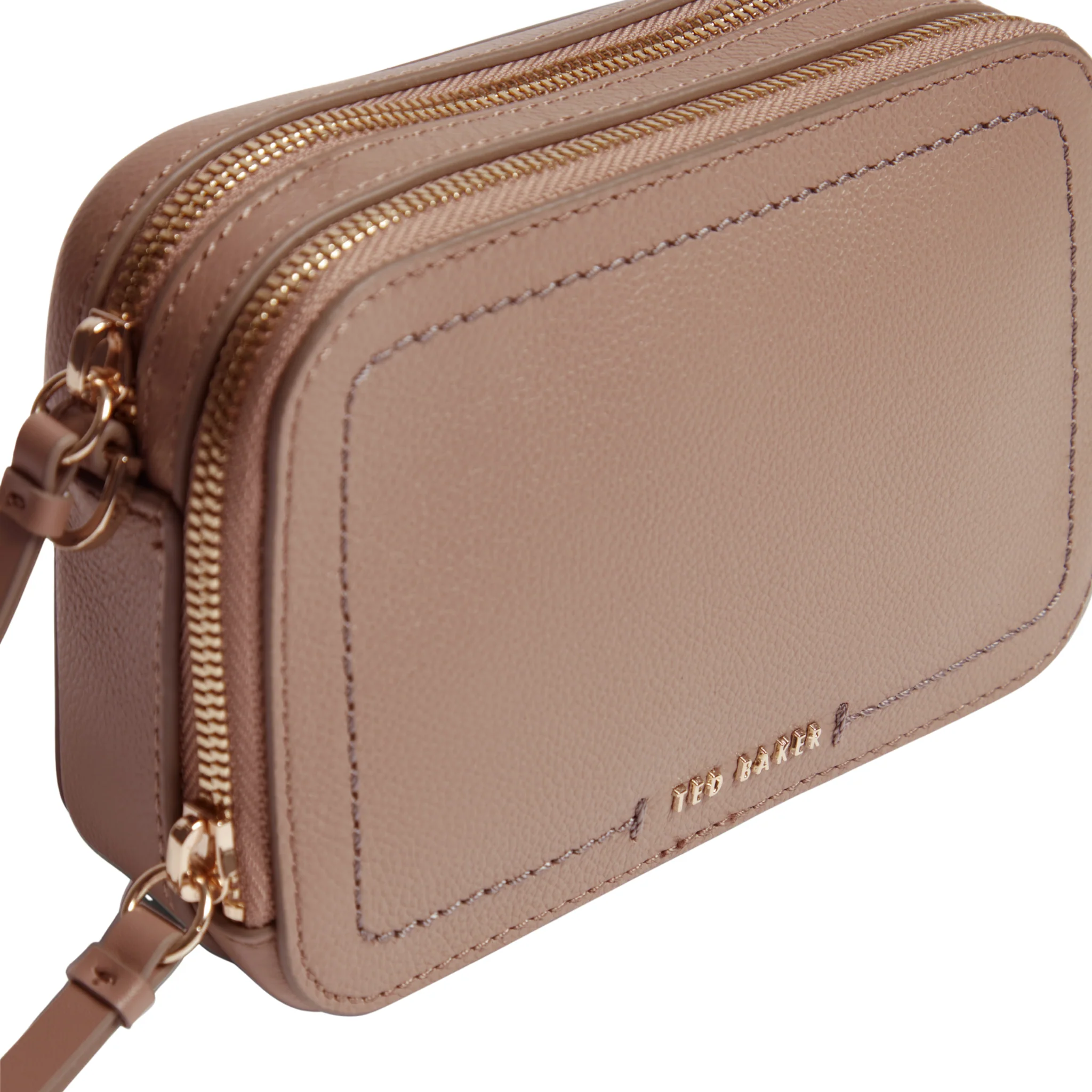 Womens Ted Baker Taupe Linzie Webbing Strap Small Crossbody Bag - Image 2
