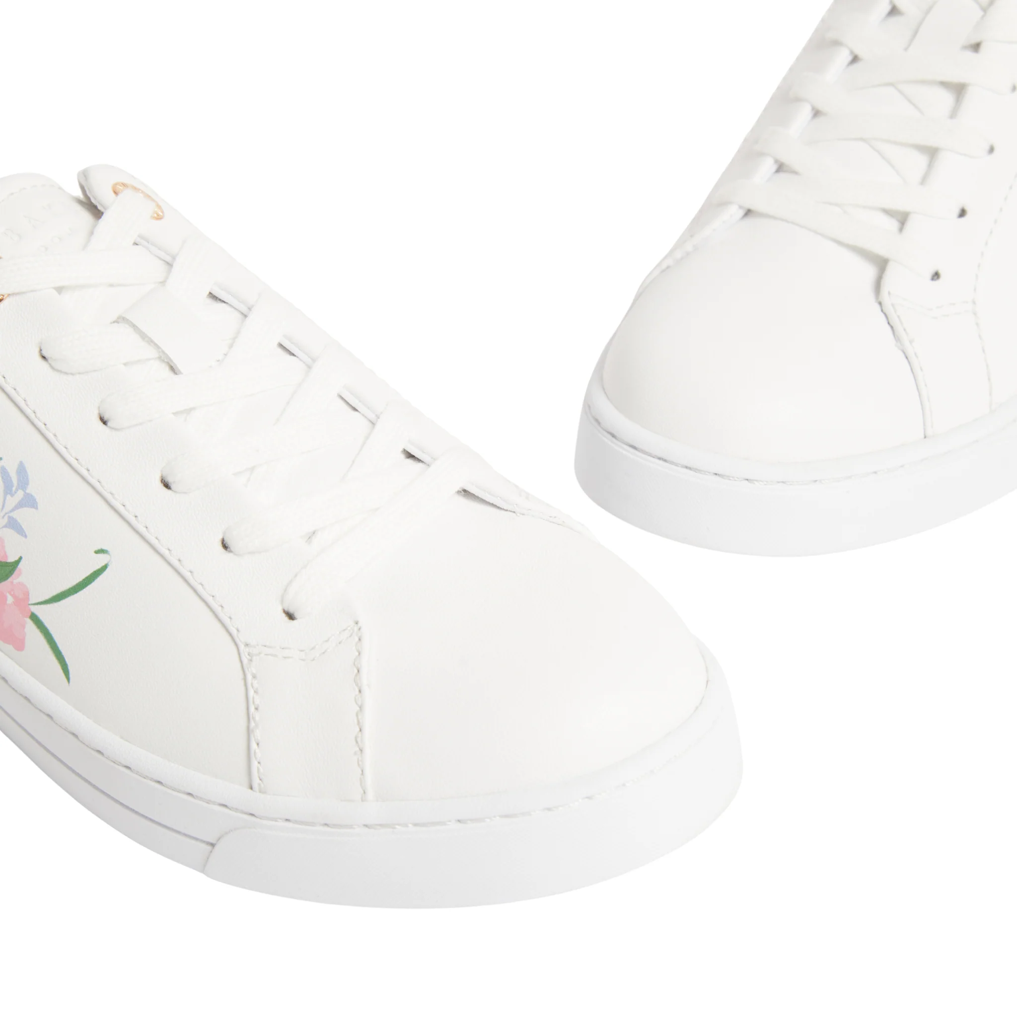 Womens Ted Baker White Kaiila Printed Detail Trainers - Image 2