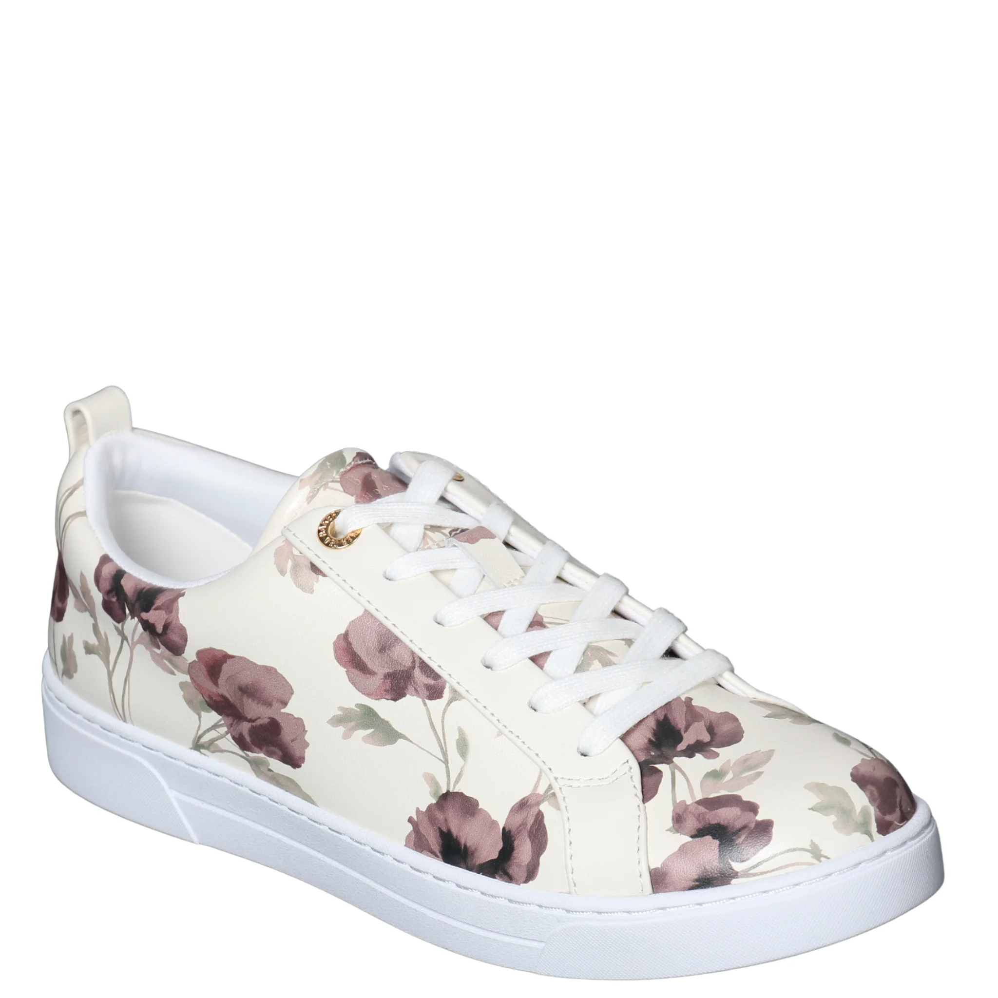 Womens Ted Baker White Keilly Printed Detail Trainers - Image 2