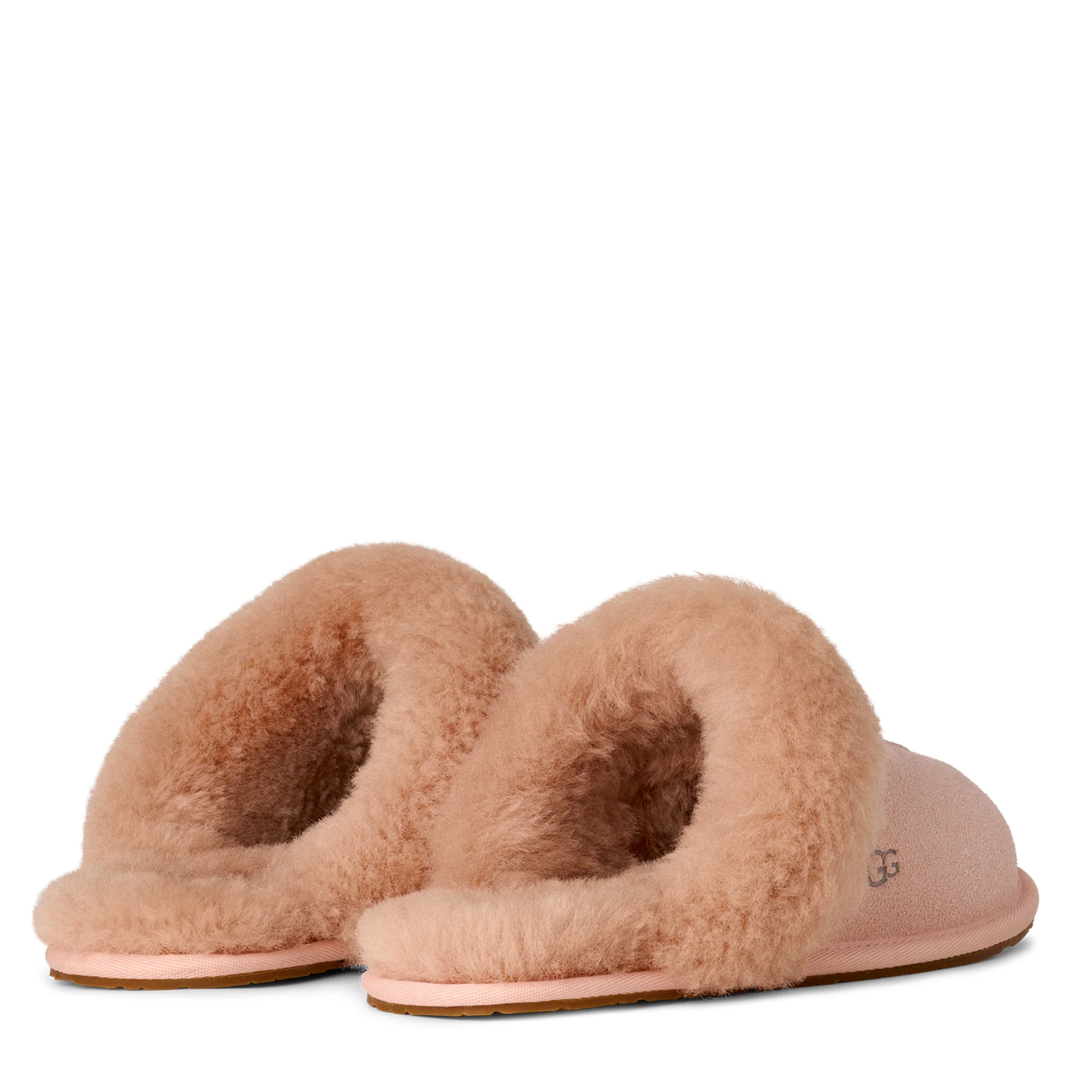 Womens UGG Beige Blush Scuffette II Slippers - Image 5