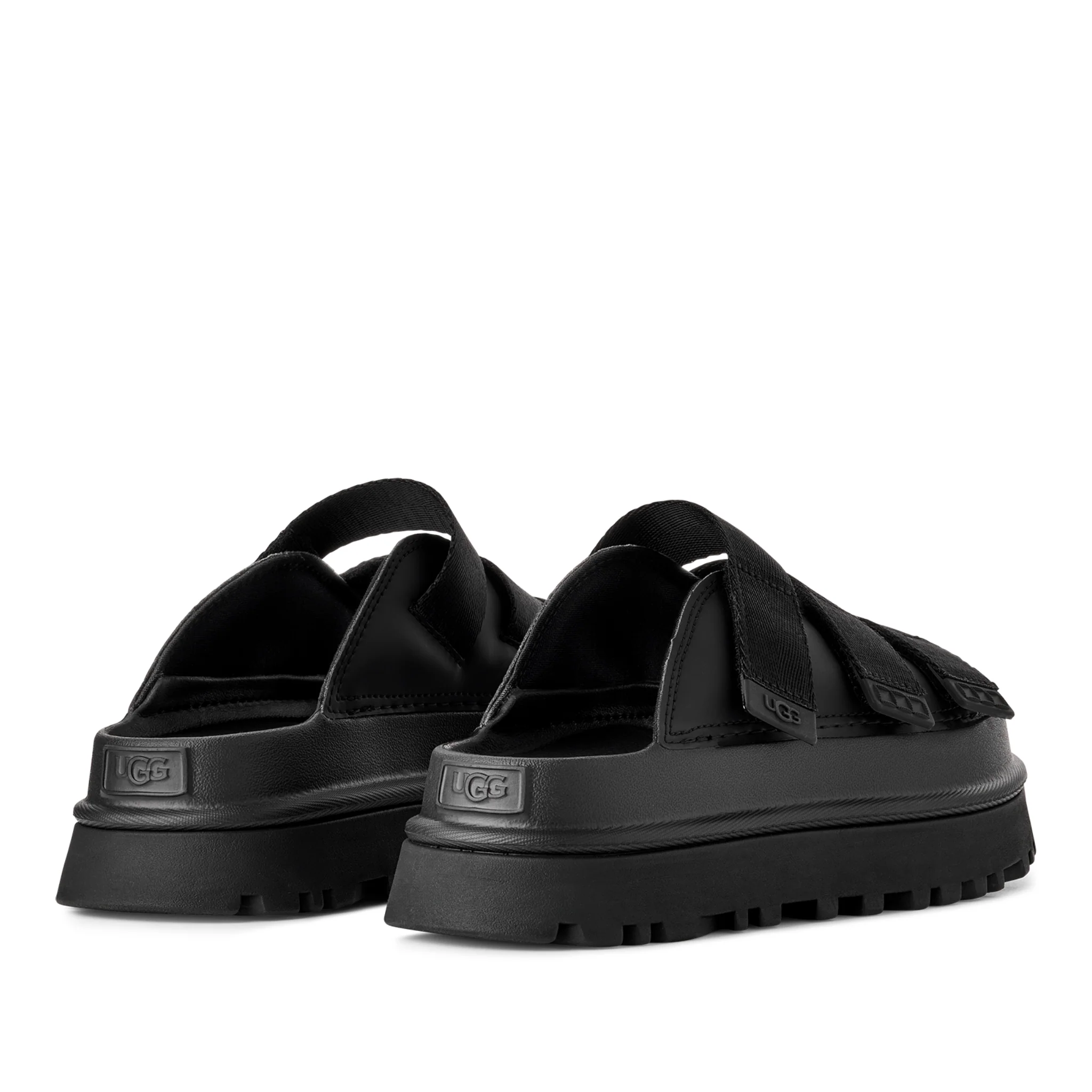 Womens UGG Black Goldenglow Slide - Image 2