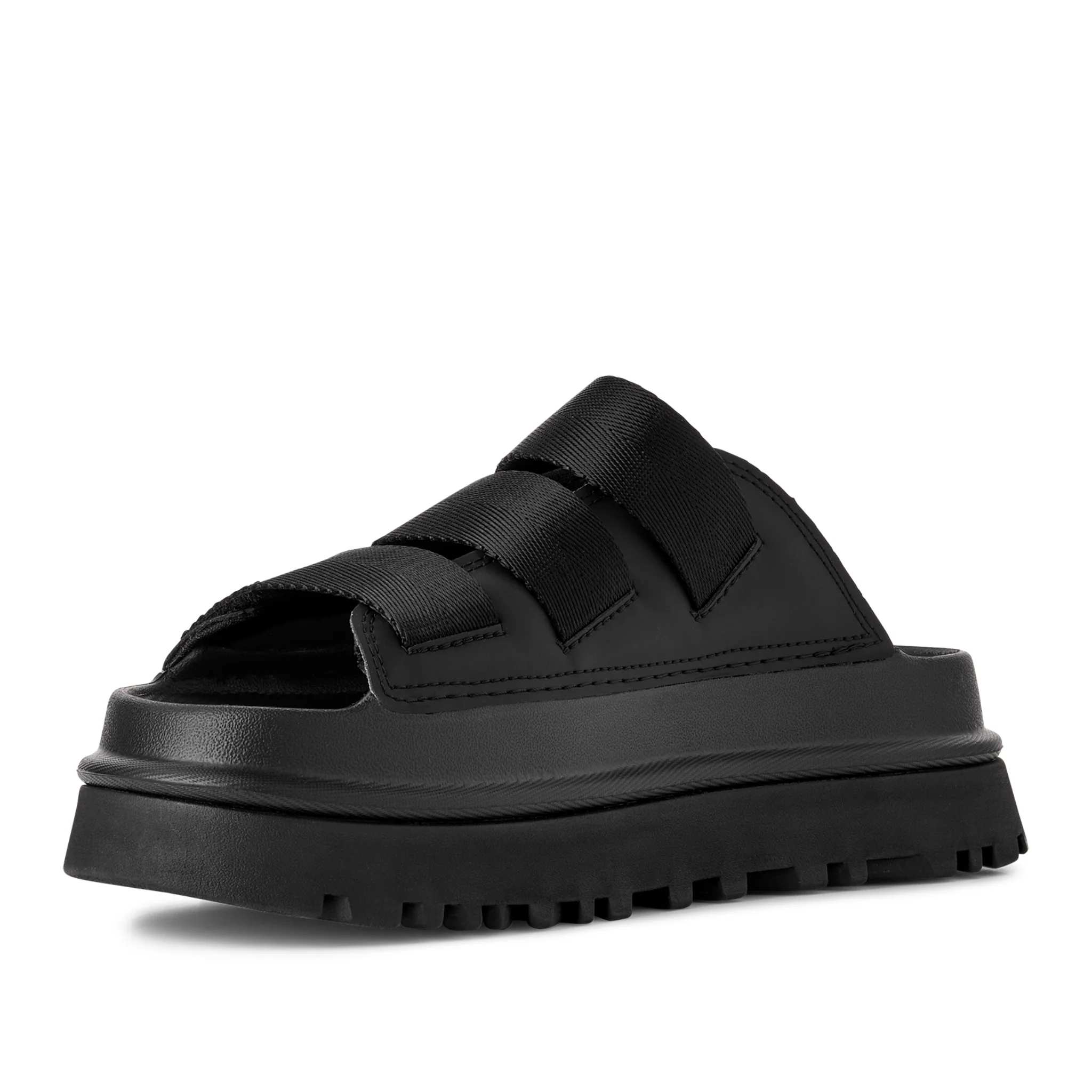 Womens UGG Black Goldenglow Slide - Image 3