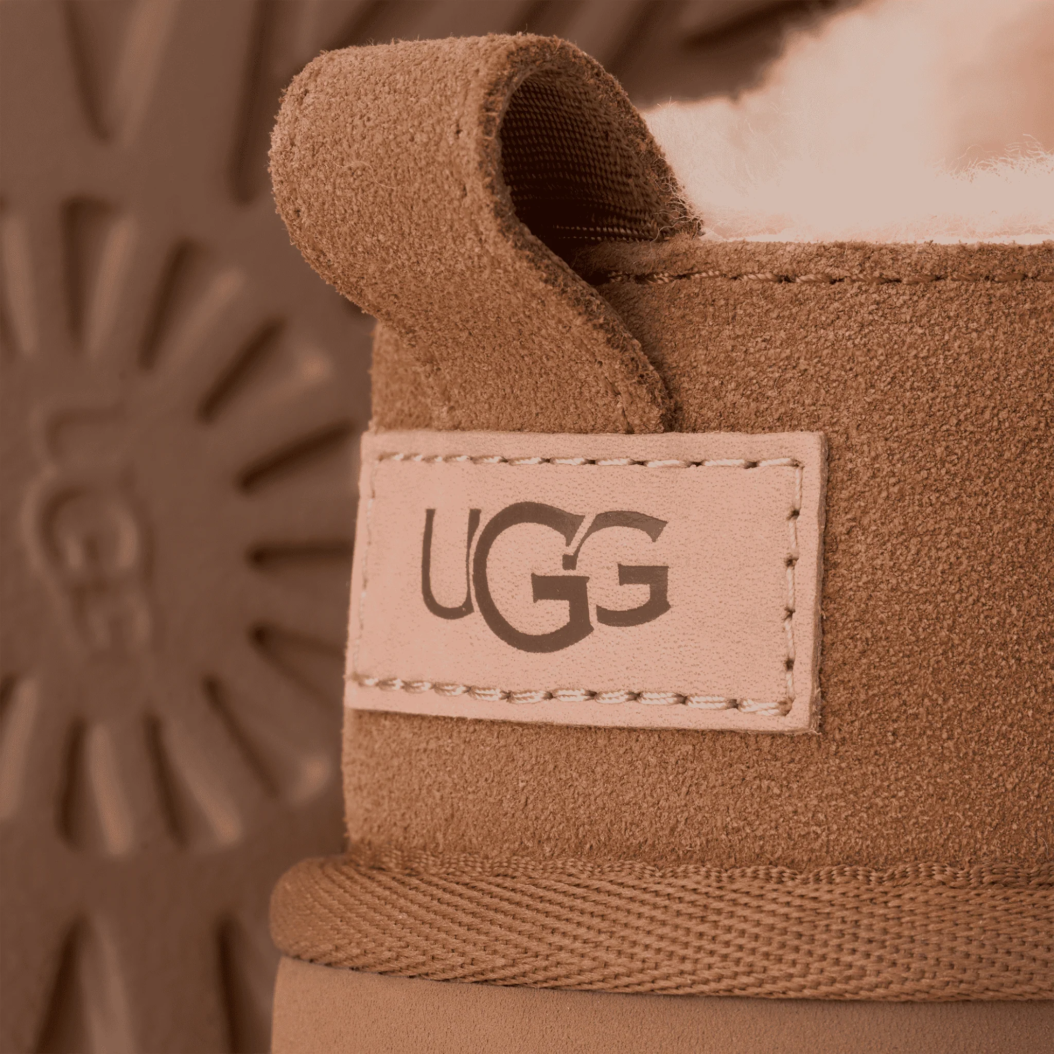 Womens UGG Chestnut Classic Micro - Image 5