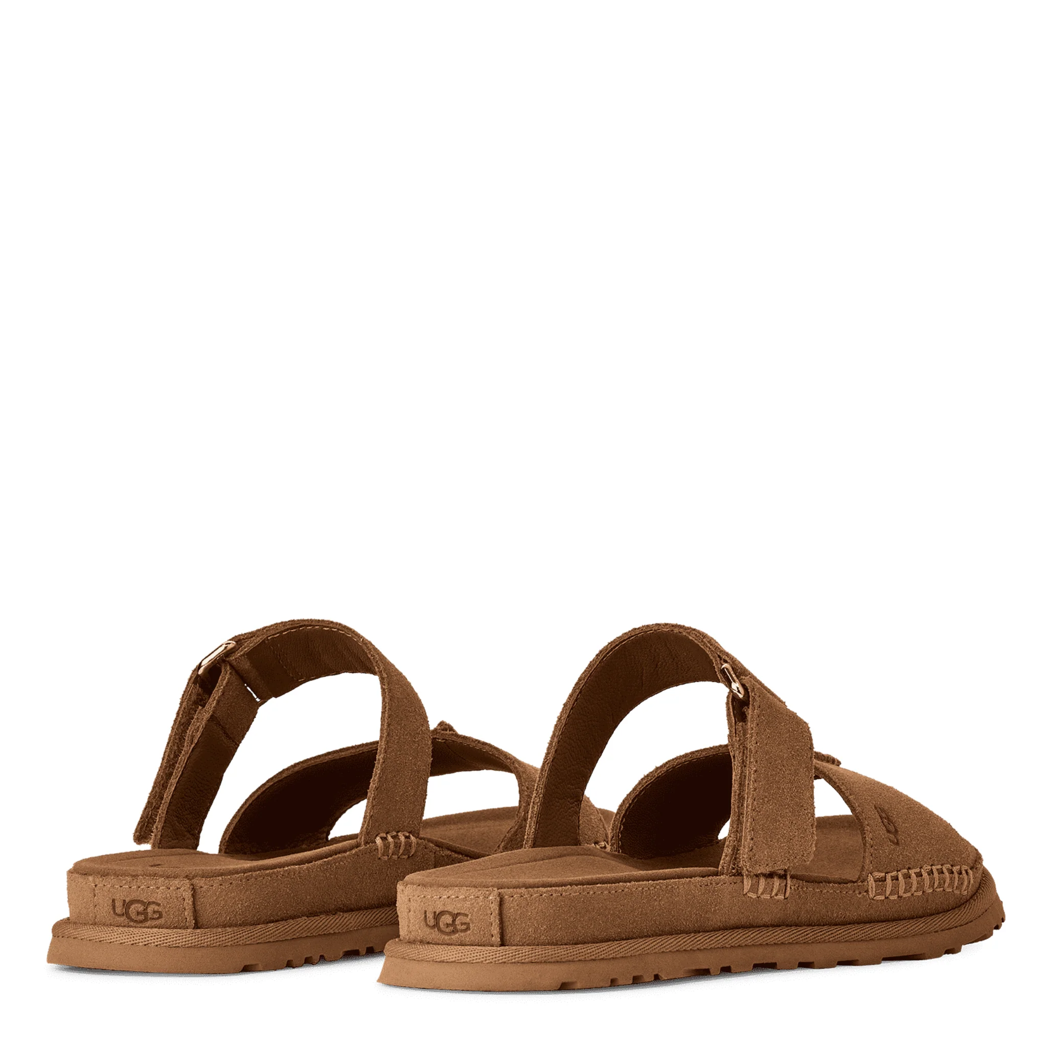Womens UGG Chestnut Goldengaze Slide Sandals - Image 3