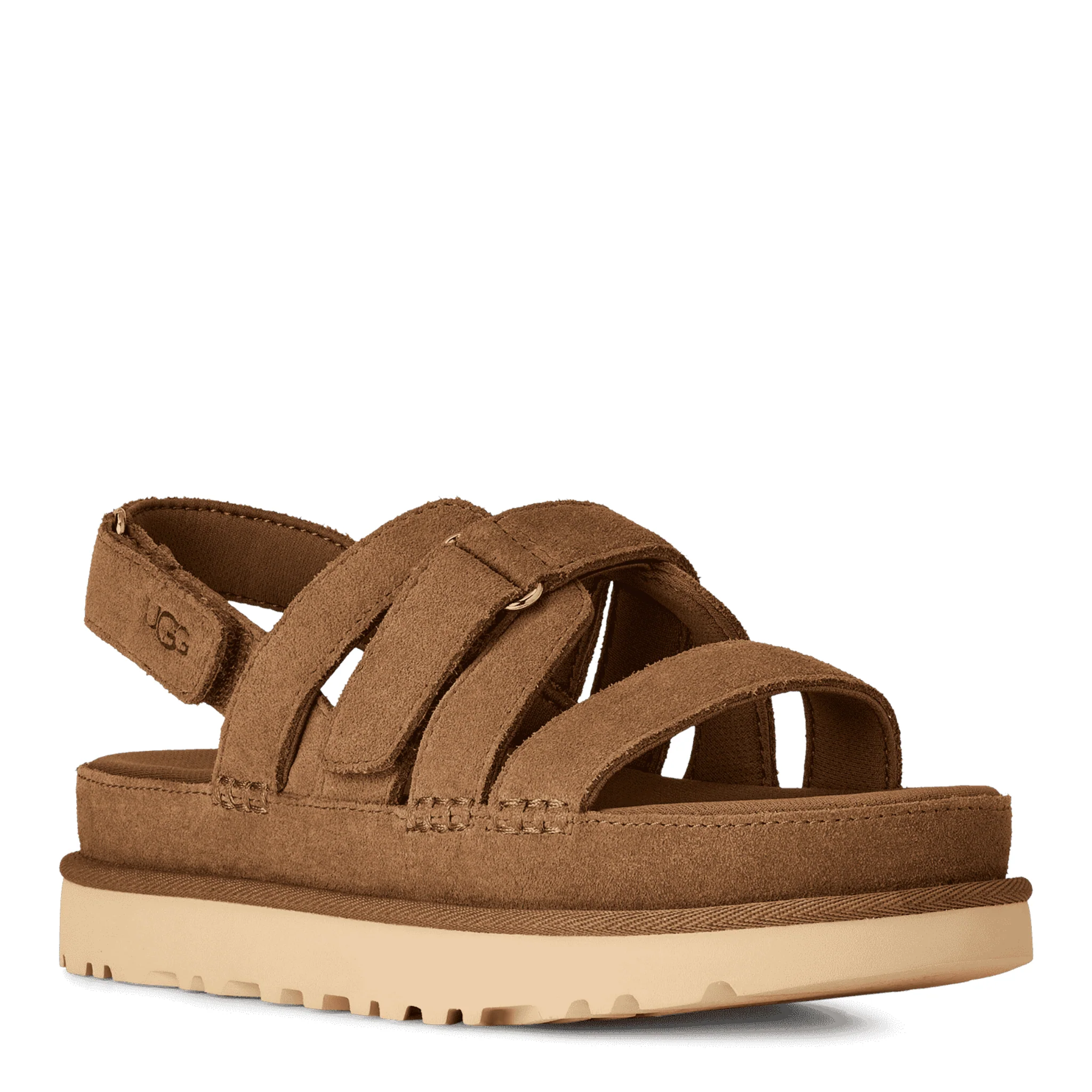 Womens UGG Chestnut Goldenstar Gleam Sandals - Image 2