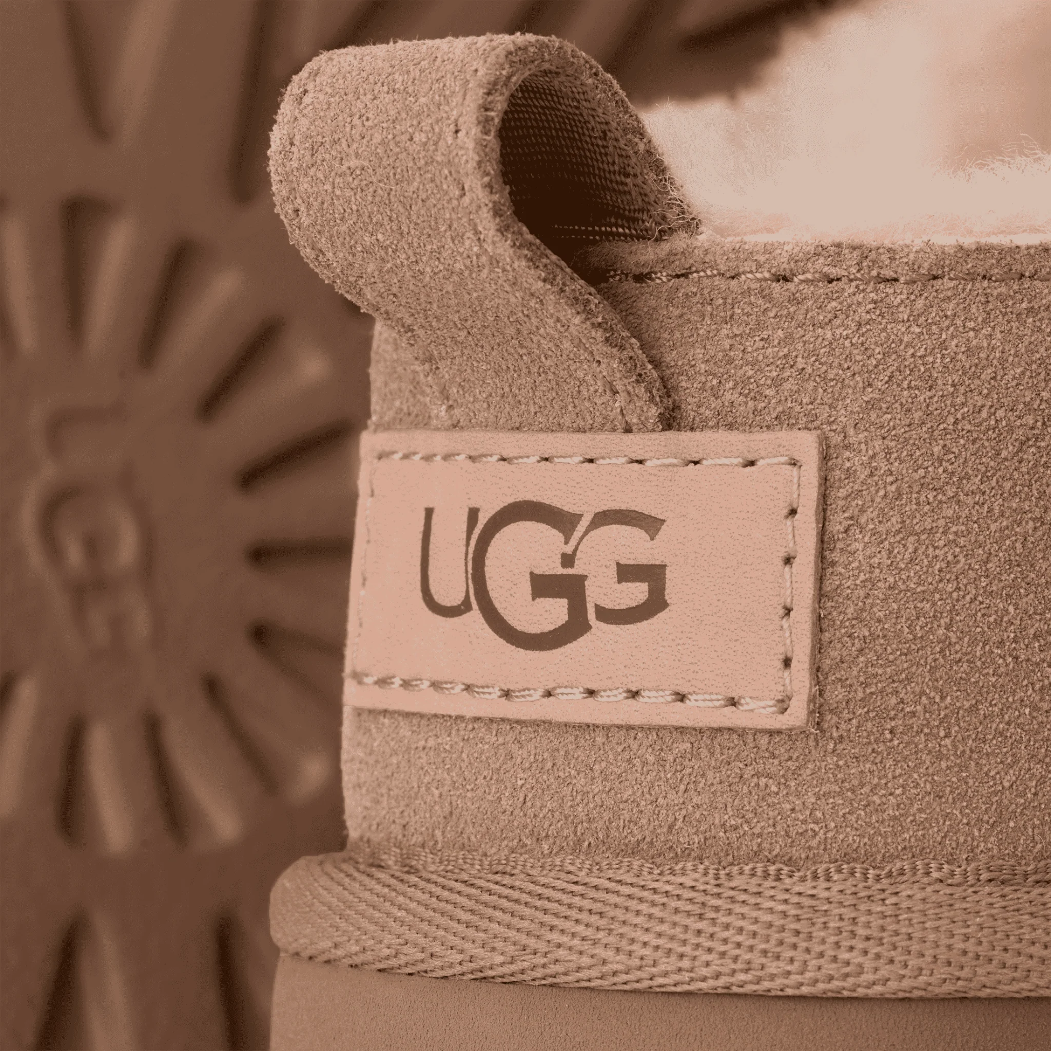 Womens UGG Sand Classic Micro - Image 5