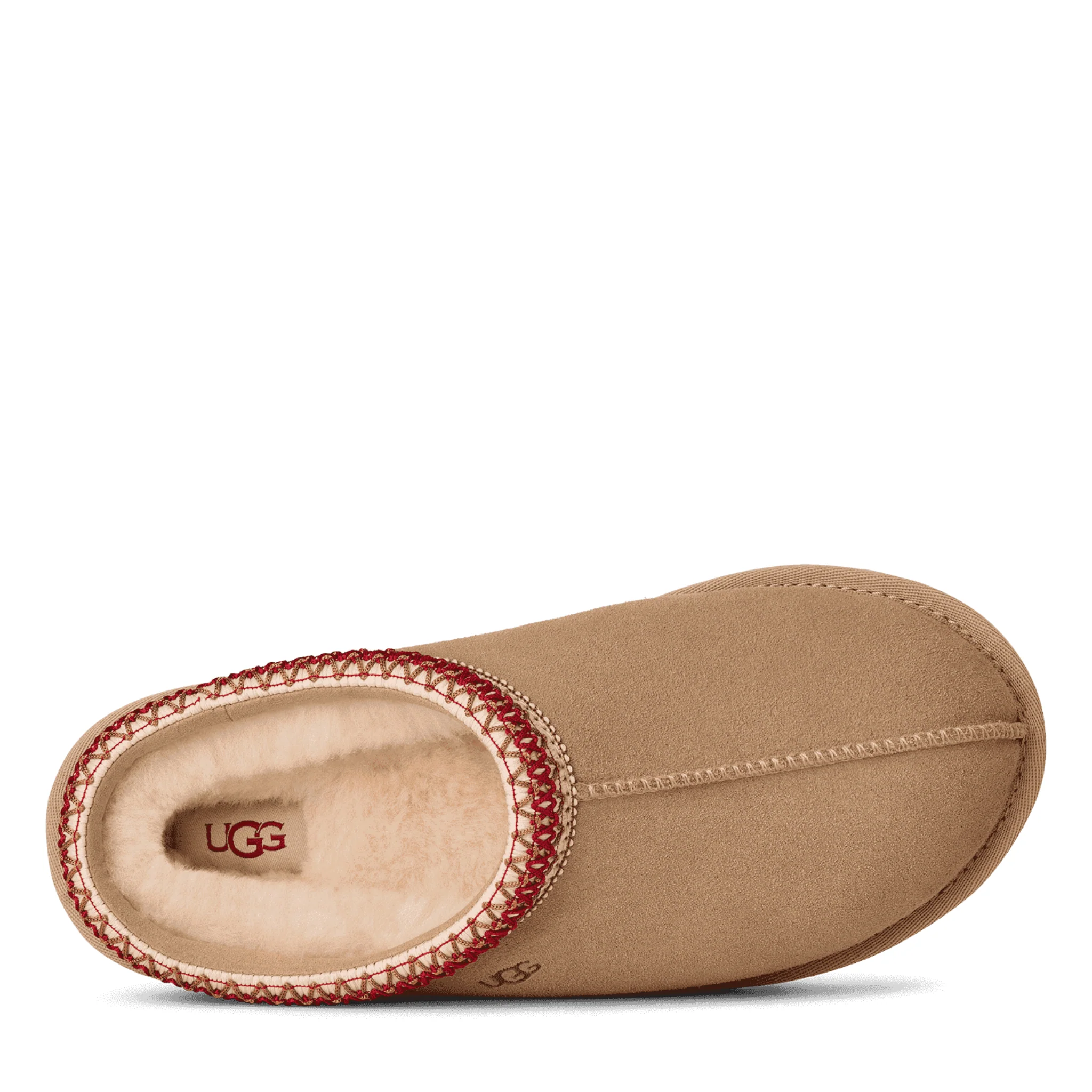 Womens UGG Sand/Dark Cherry Tasman II Slippers - Image 6