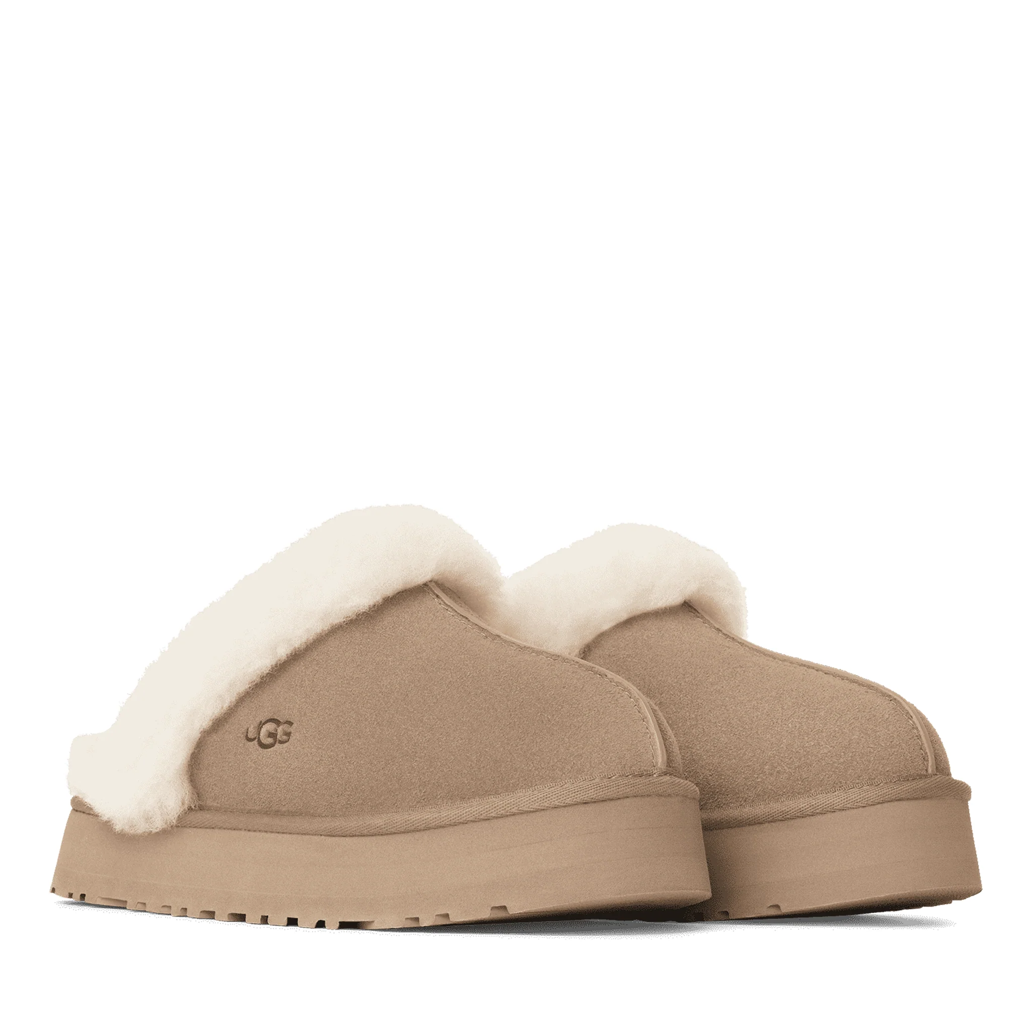 Womens UGG Sand Disquette Slippers - Image 2