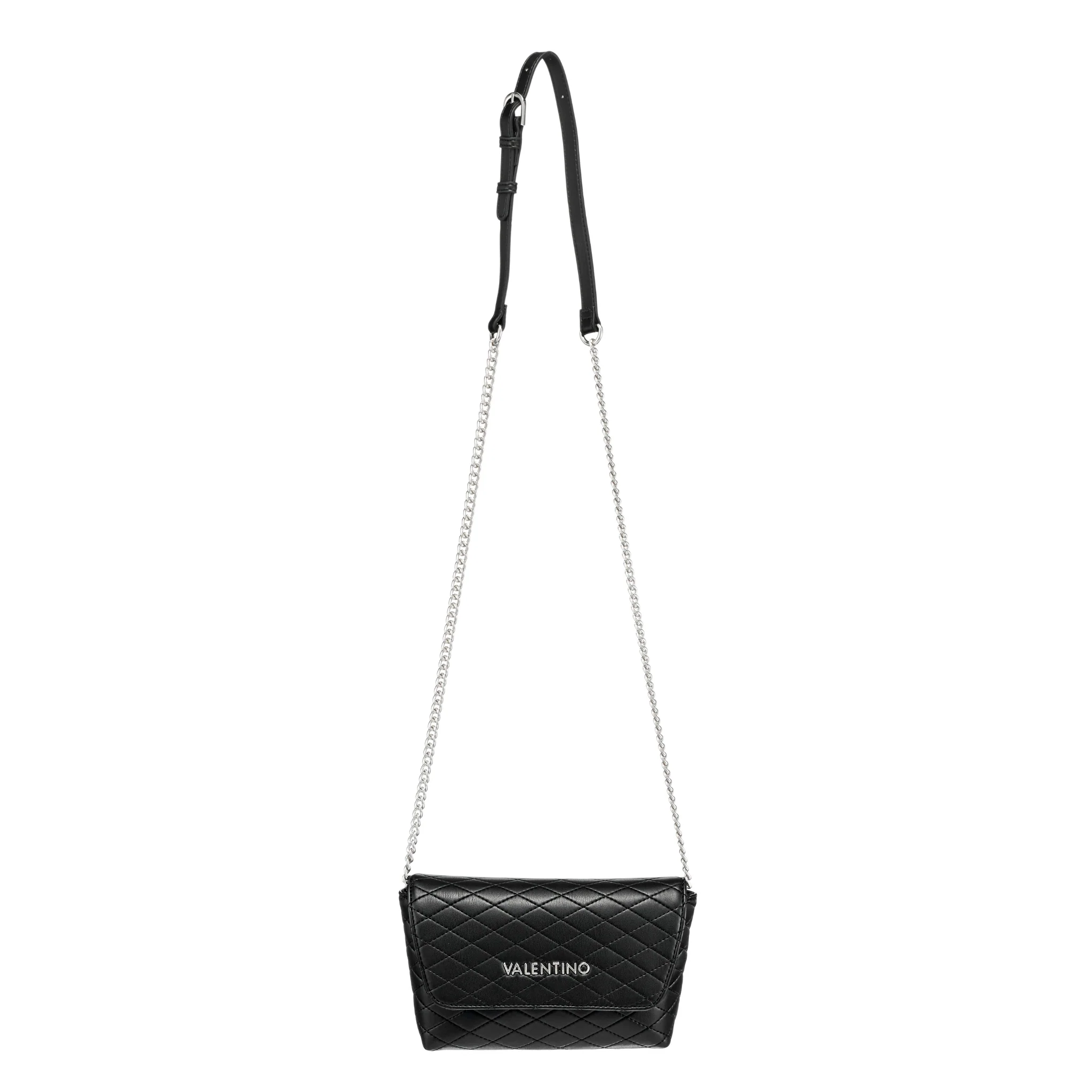 Womens Valentino Black Fran Flap Crossbody Bag - Image 2