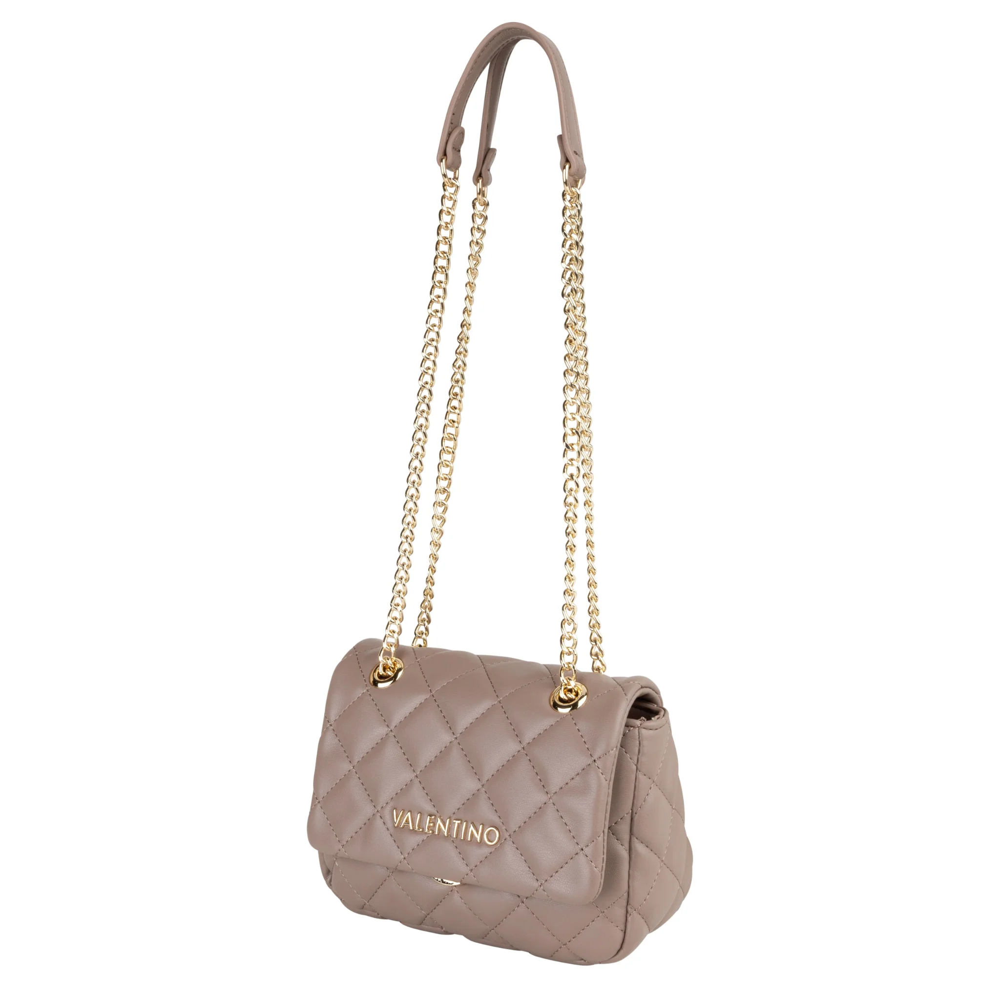 Womens Valentino Taupe Ocarina Small Flap Crossbody Bag - Image 2
