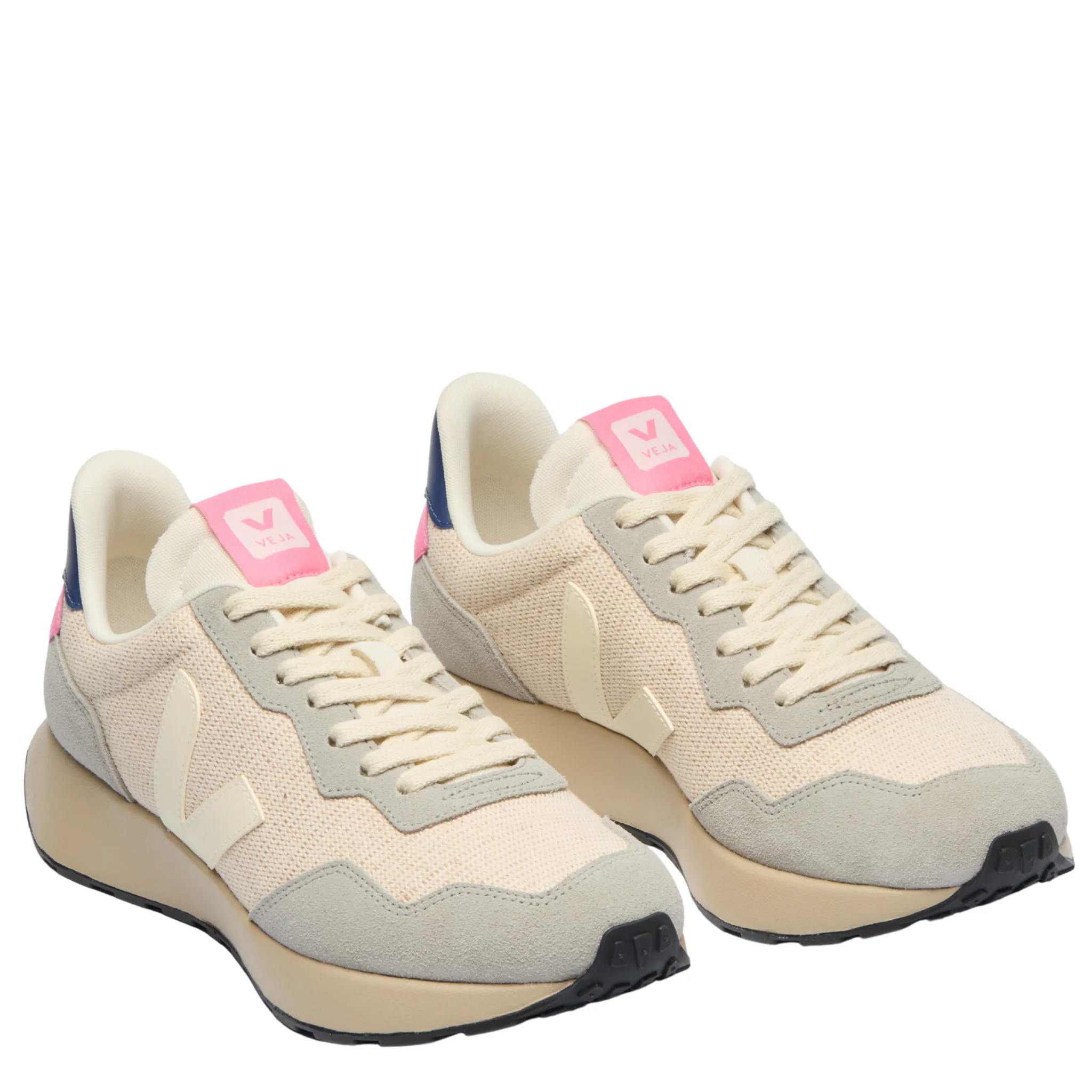 Womens VEJA Cashew/Oxford Grey Paulistana J-Mesh Trainers - Image 3