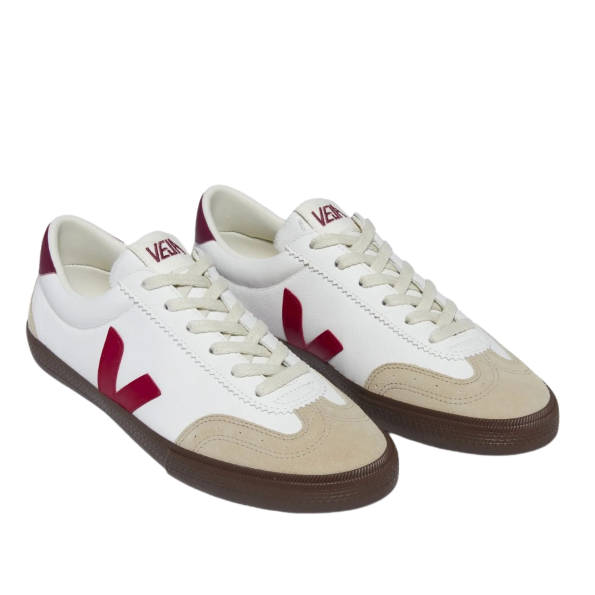 Womens VEJA White/Pekin/Bark Trainers - Image 2