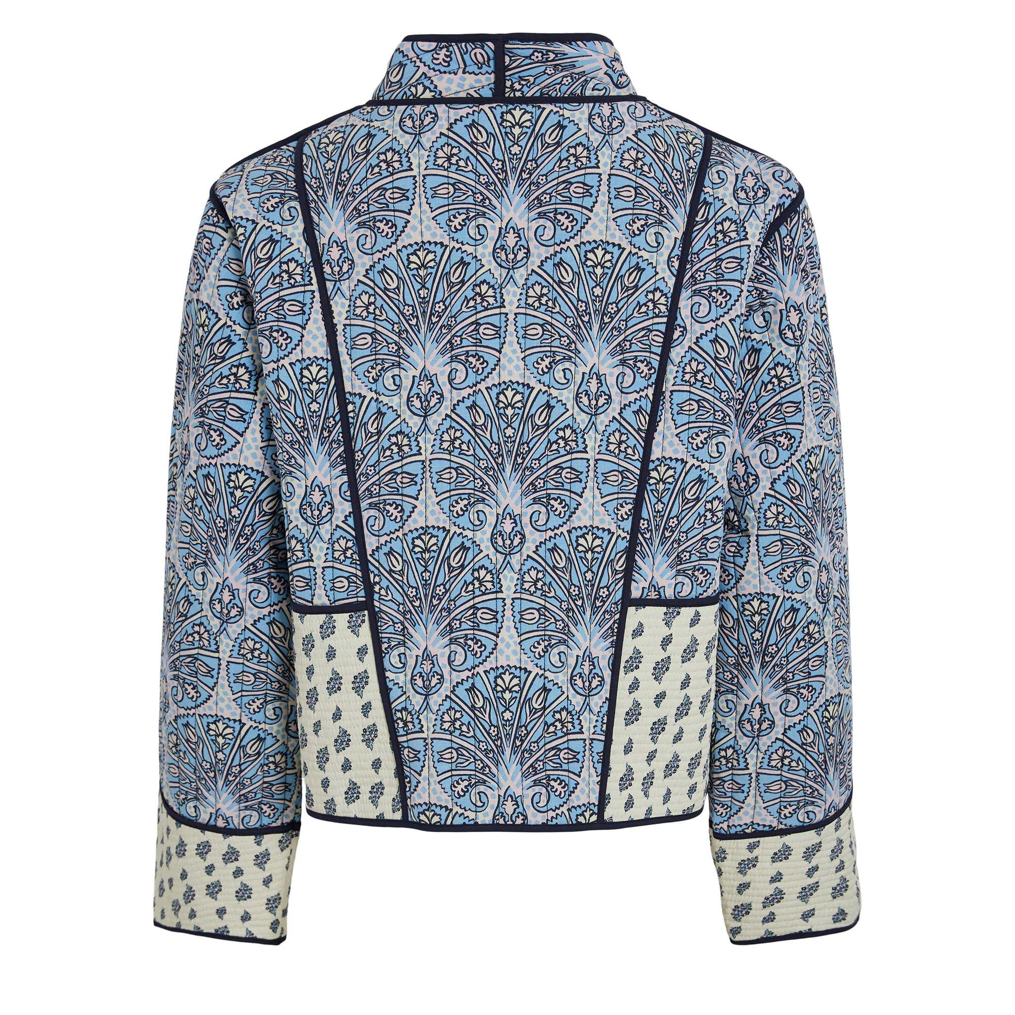 Womens Vila Birch/Blue Videlphine Tie Jacket - Image 2