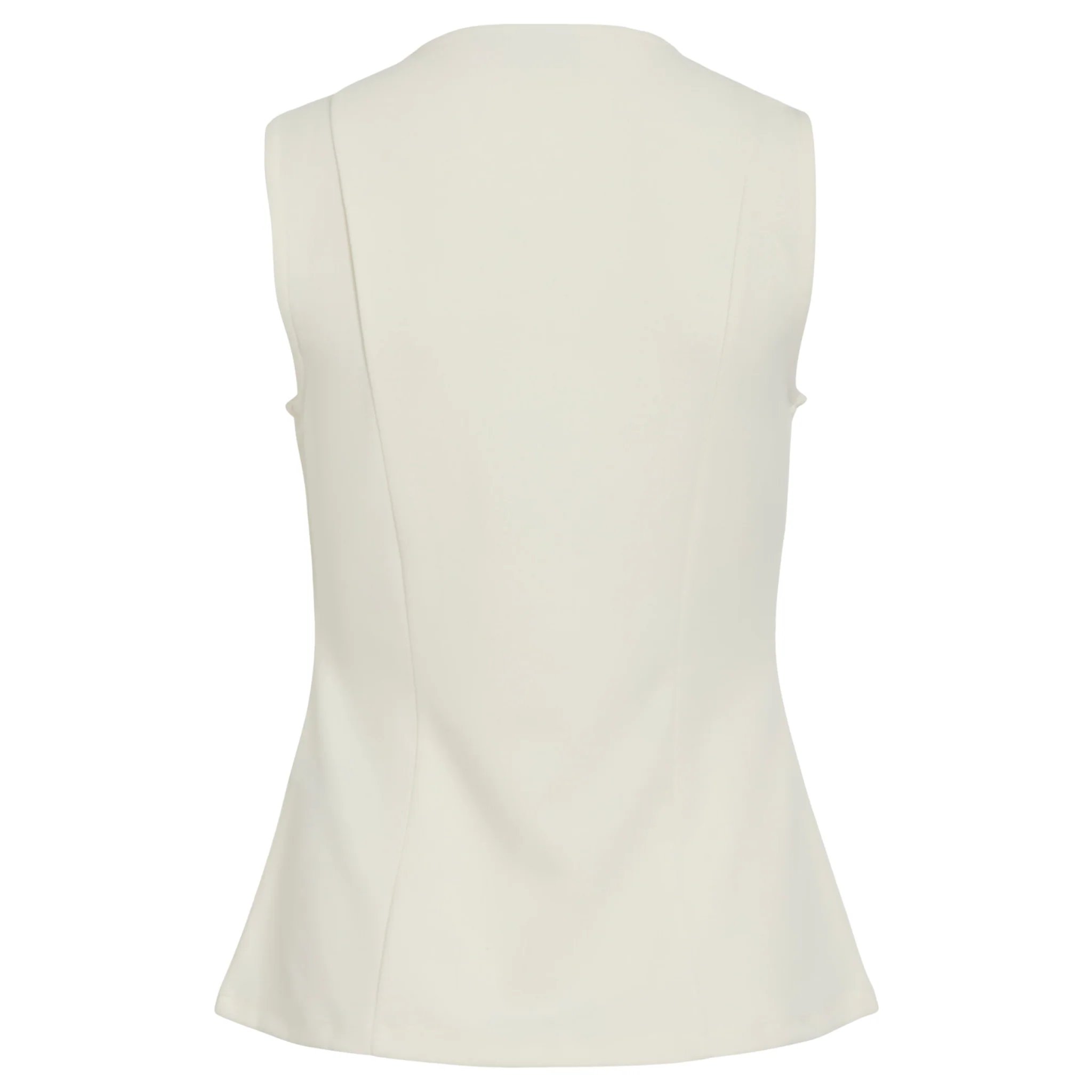 Womens Vila Birch Vimerlano Button Vest Top - Image 3