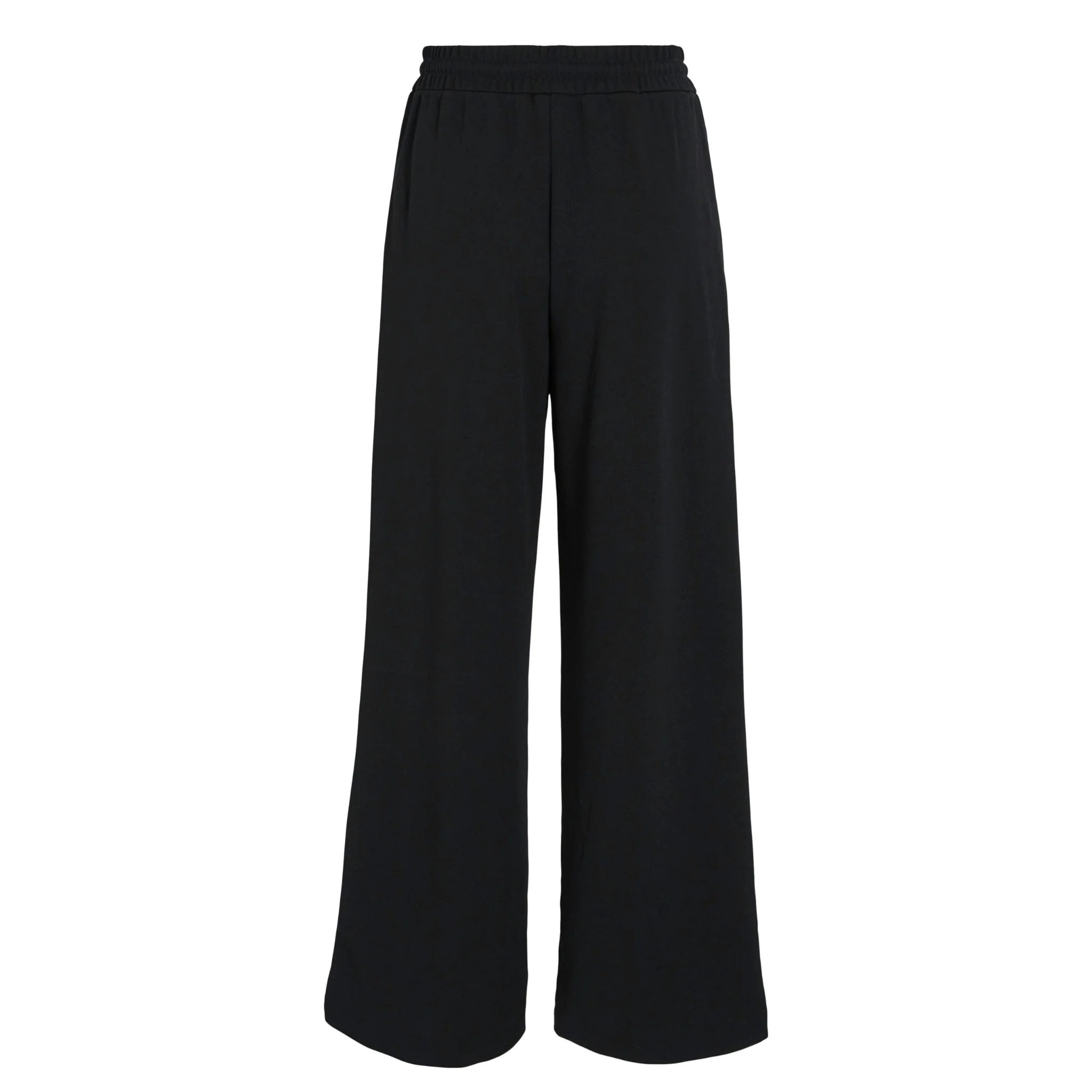Womens Vila Black Beauty Viclua Wide Pants - Image 3
