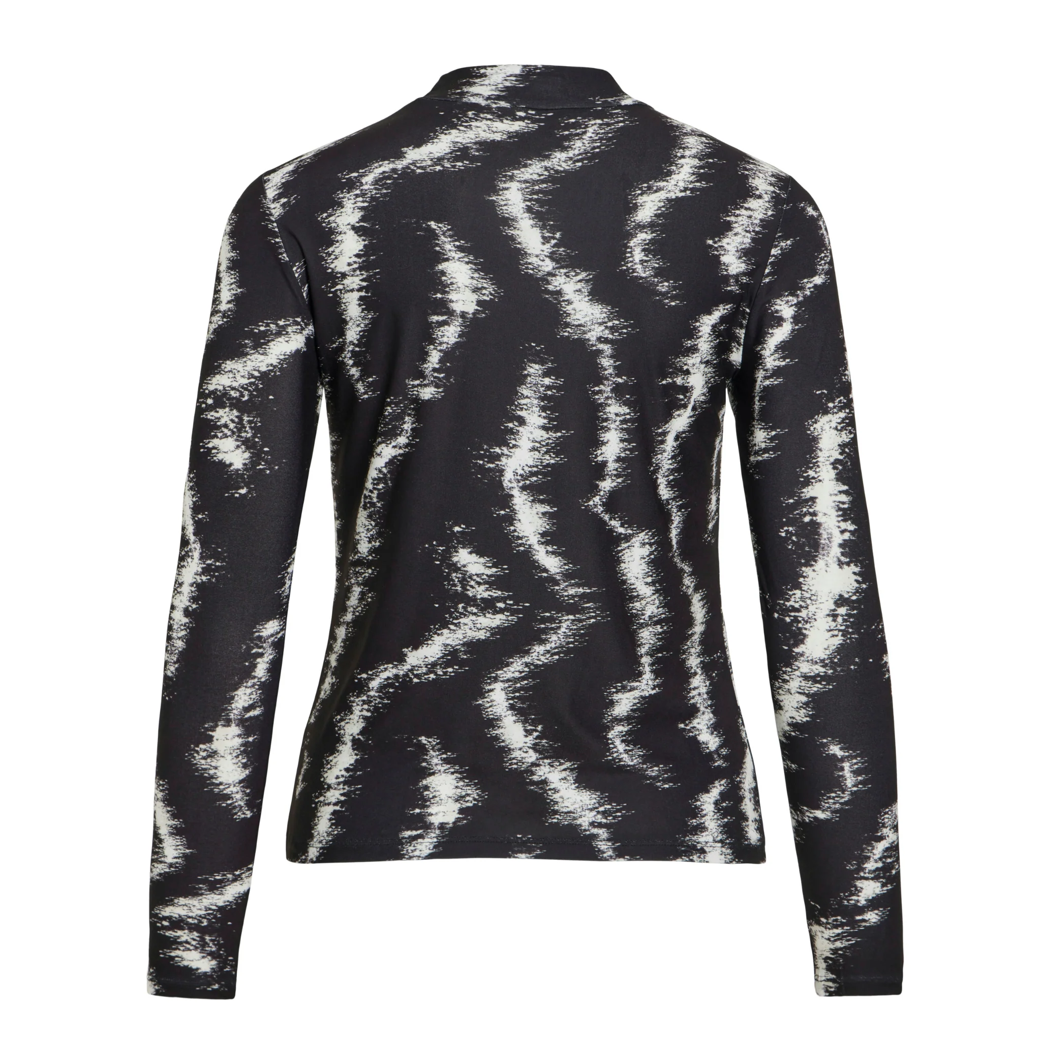 Womens Vila Black Beauty Vileoa High Neck L/s Top - Image 2