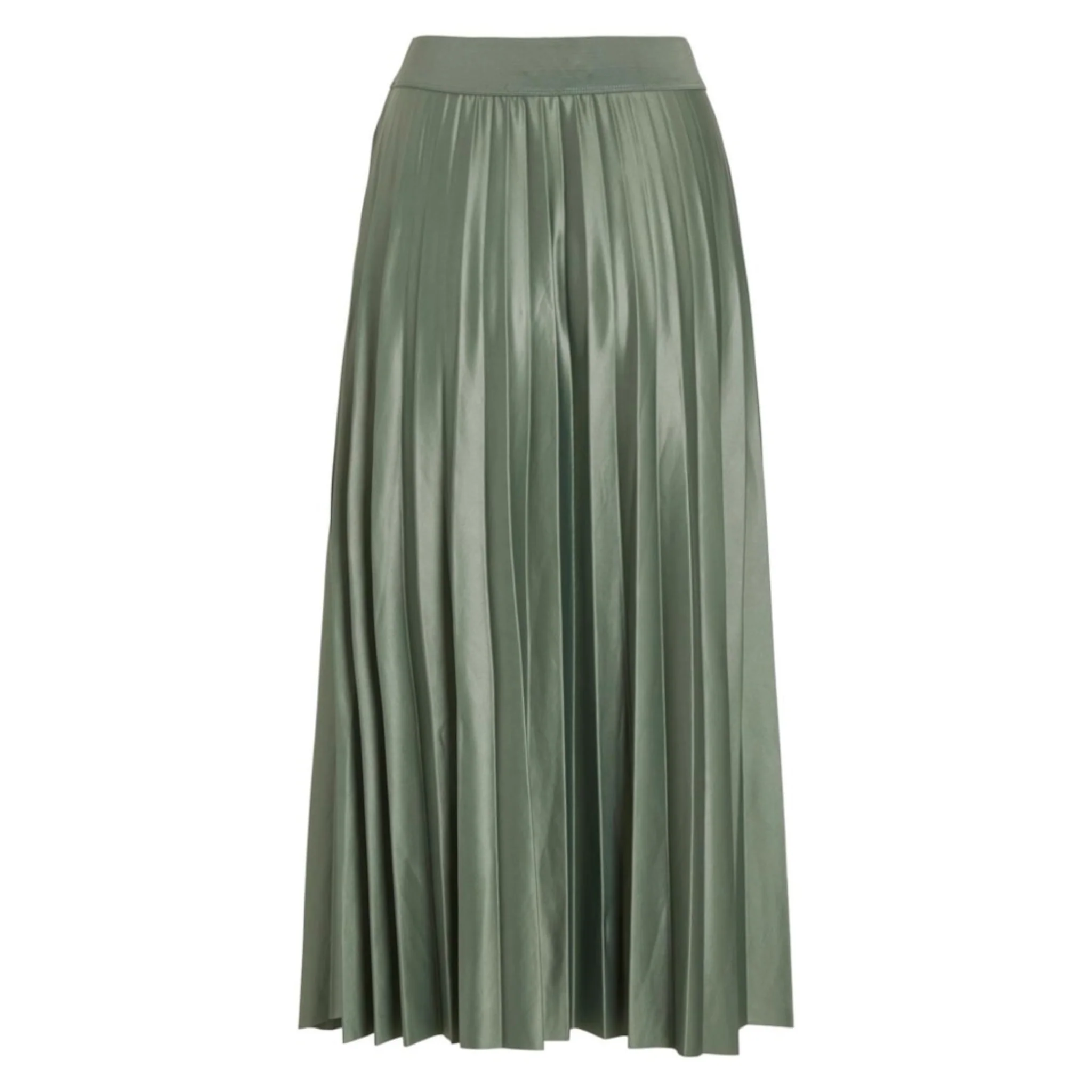 Womens Vila Laurel Wreath Vinitban Pleated Midi Skirt - Image 4