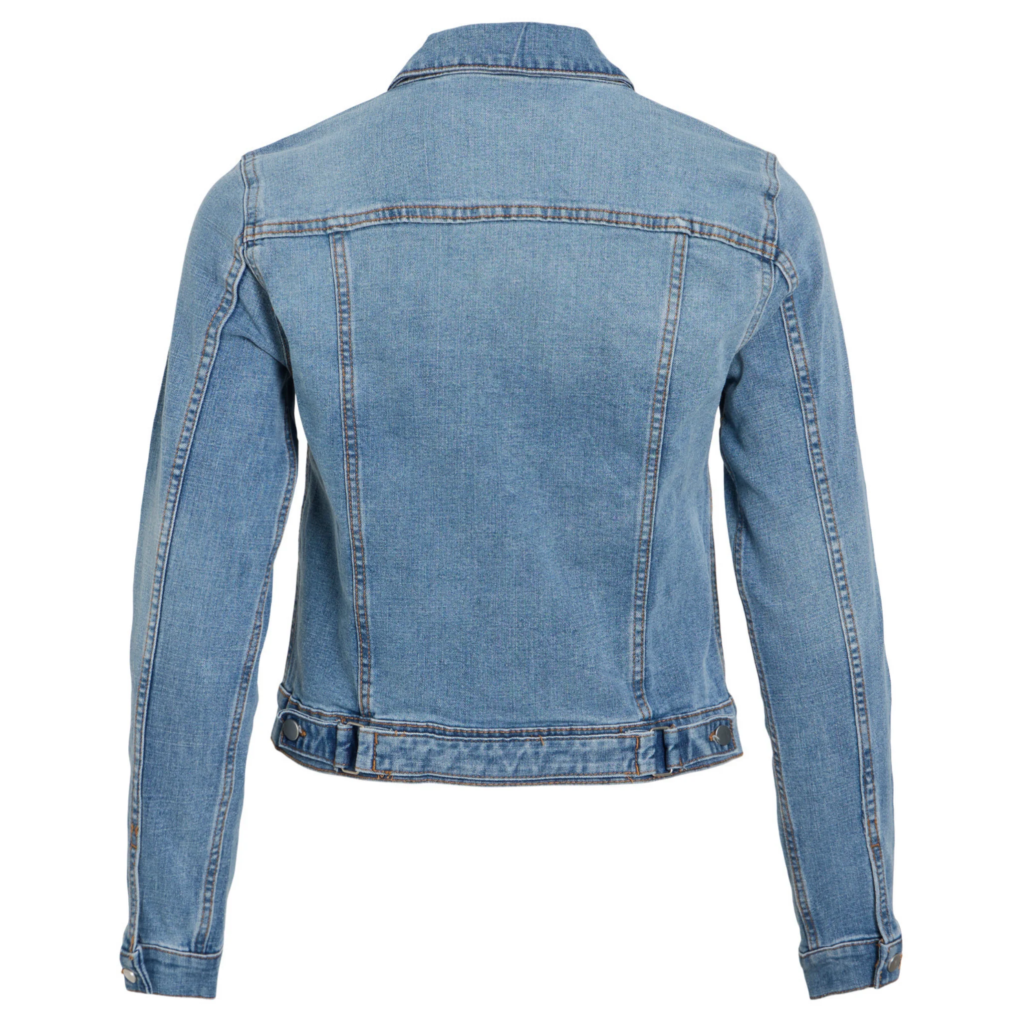 Womens Vila Light Blue Denim Vishow Jacket - Image 2