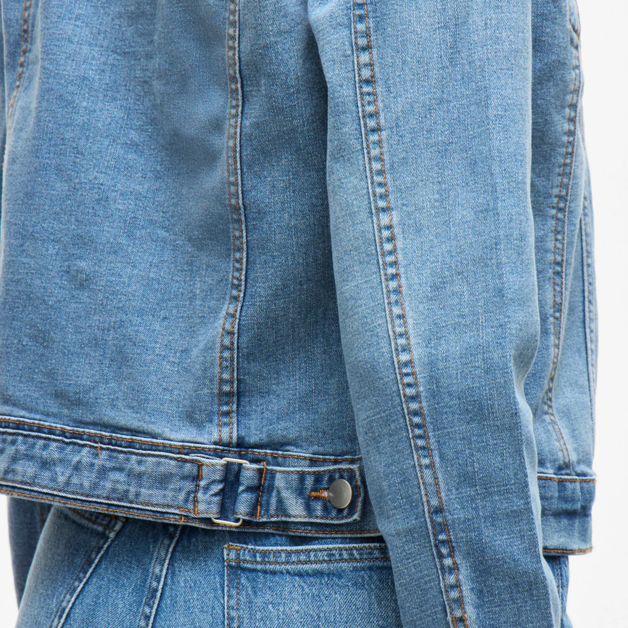 Womens Vila Light Blue Denim Vishow Jacket - Image 6
