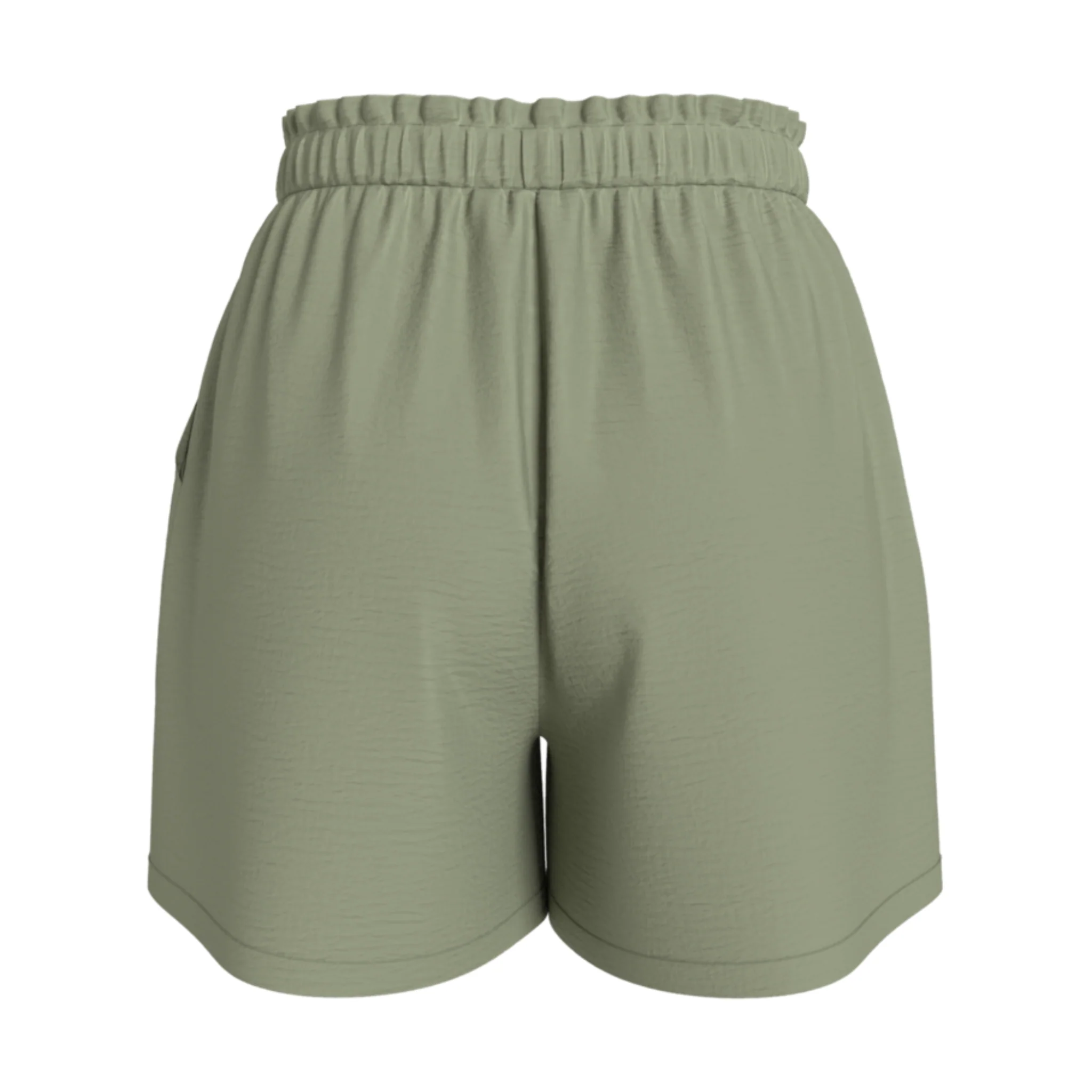 Womens Vila Oil Green Vijosa HW Shorts - Image 3