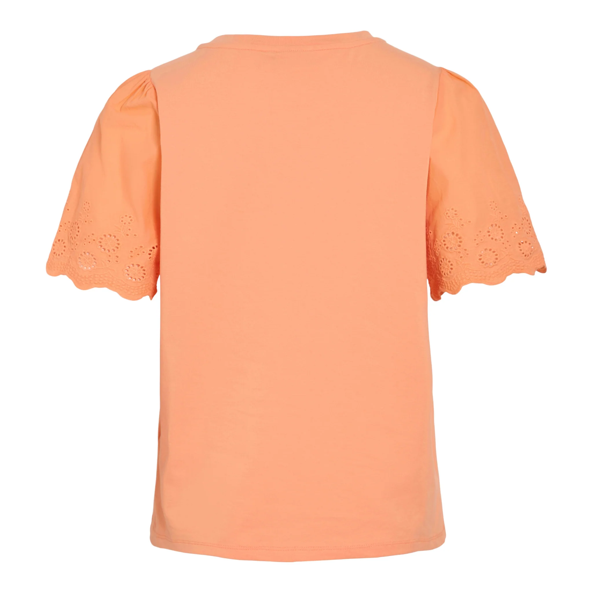 Womens Vila Orange Viceliana S/s Top - Image 5