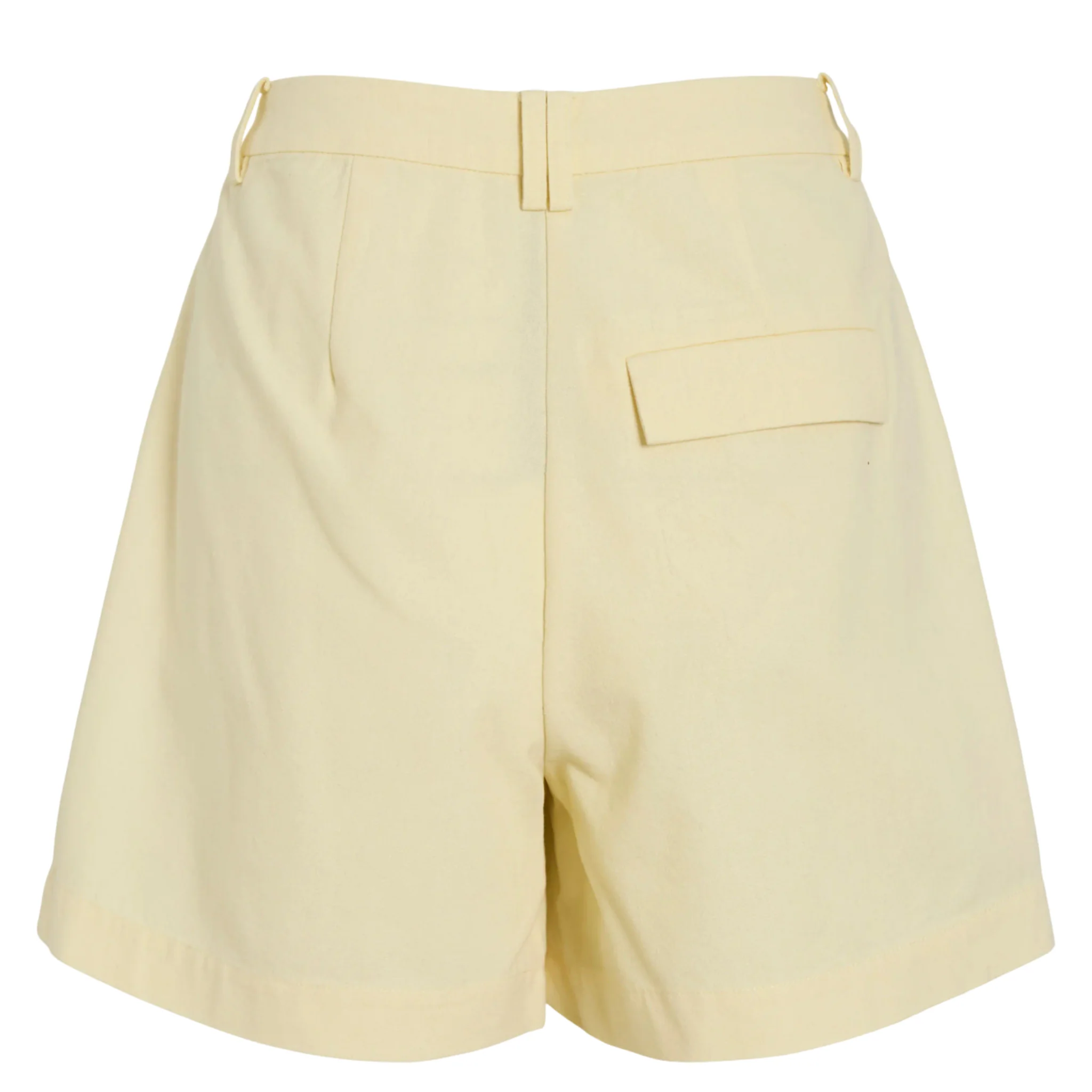 Womens Vila Pastel Yellow Vialara Shorts - Image 4